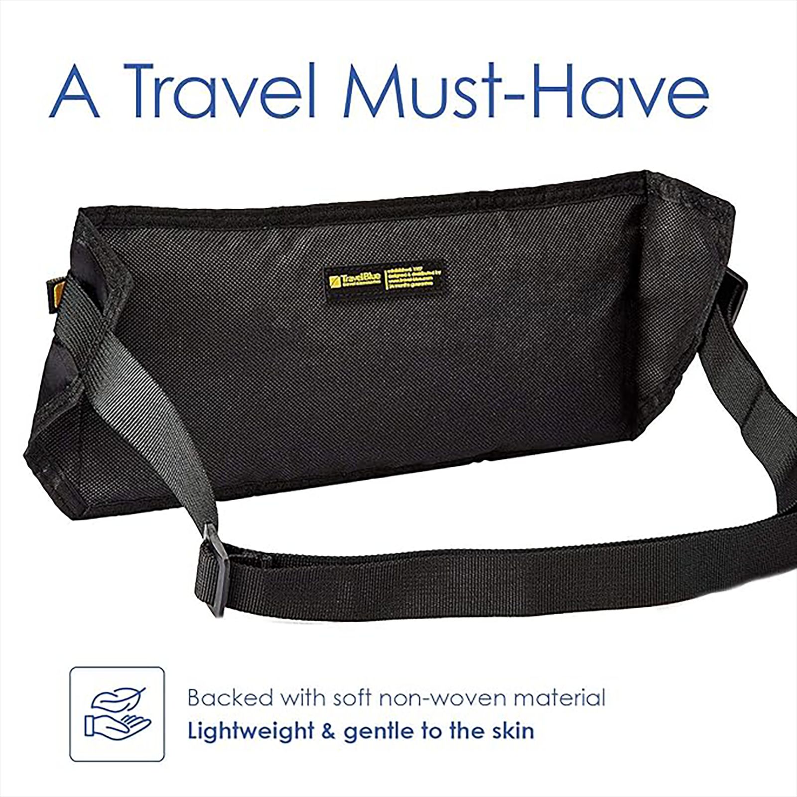TRAVEL BLUE Security Money Belt (TB-111BL, Black)_5