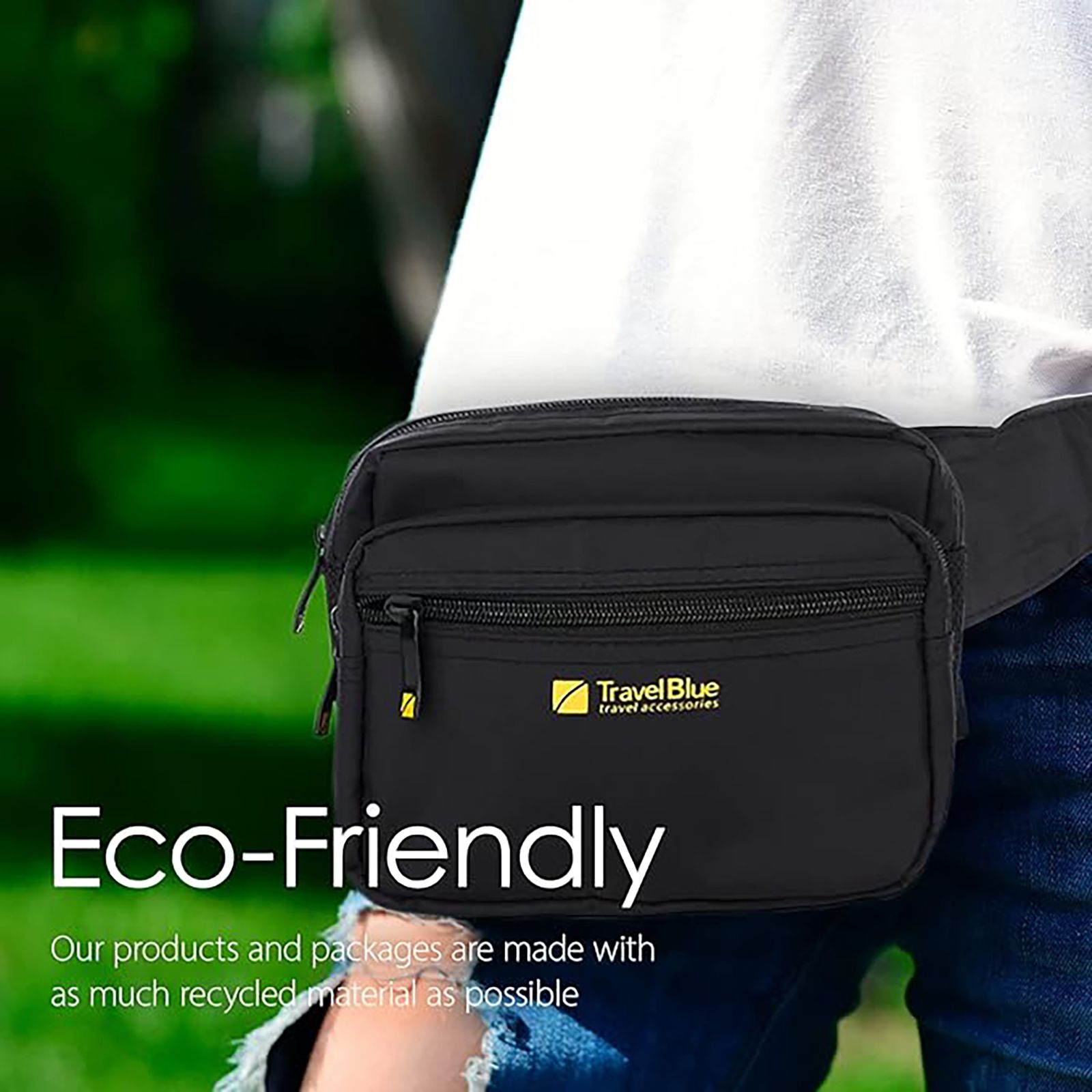 TRAVEL BLUE Polyester Metro Pouch (TB-635, Black)_8