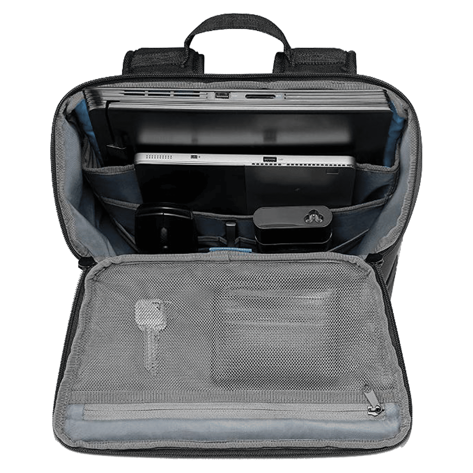 DELL Fabric, Polyester Laptop Backpack for 15 Inch Laptop (18 L, With Rain Cover, Black)_6