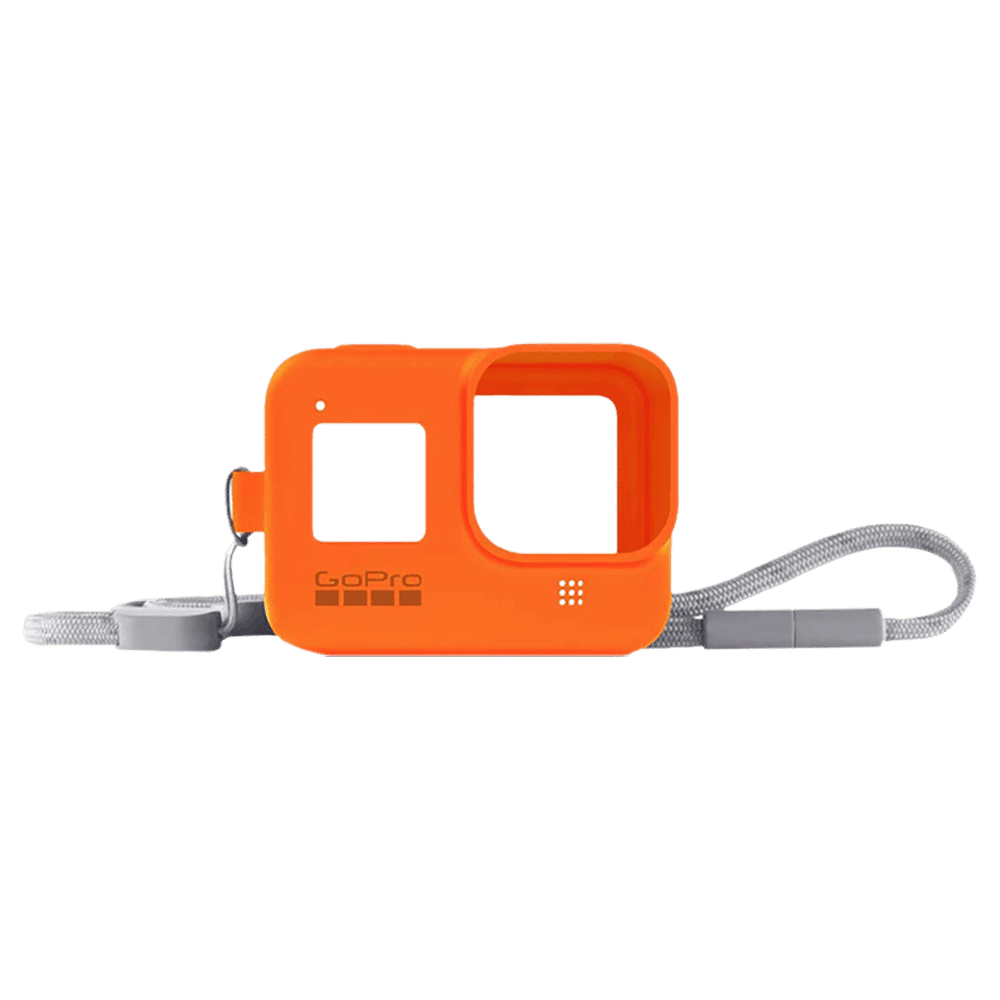 GoPro Sleeve for Action Camera (Adjustable Lanyard, AJSST-004, Hyper Orange) GoPro Sleeve for Action Camera (Adjustable Lanyard, AJSST-004, Hyper Orange)_10