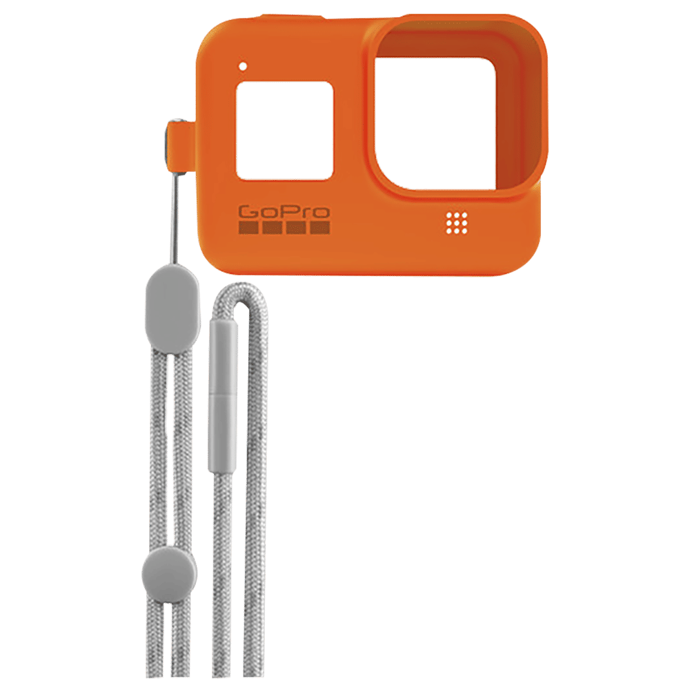 GoPro Sleeve for Action Camera (Adjustable Lanyard, AJSST-004, Hyper Orange) GoPro Sleeve for Action Camera (Adjustable Lanyard, AJSST-004, Hyper Orange)_4
