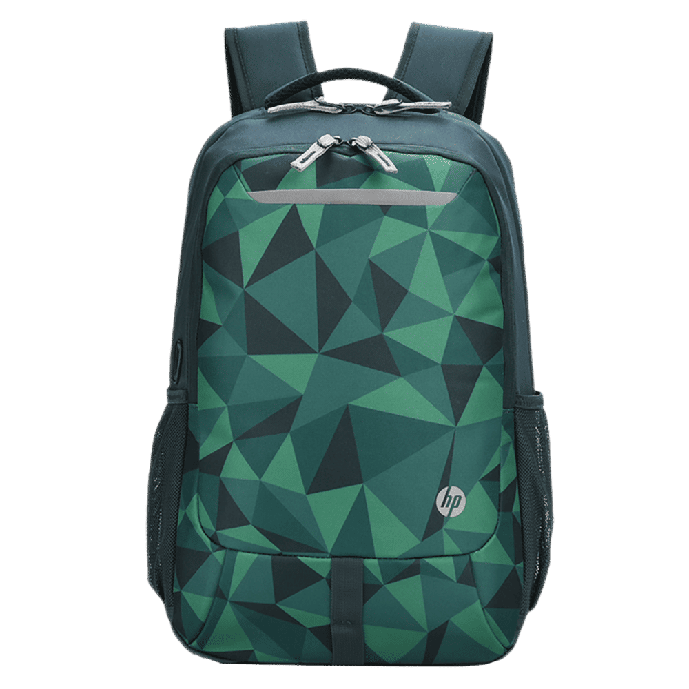 HP 200GRN Air Mesh Laptop Backpack for 15 Inch Laptop (Padded Shoulder Strap, Green Accents and Camoprints)_1
