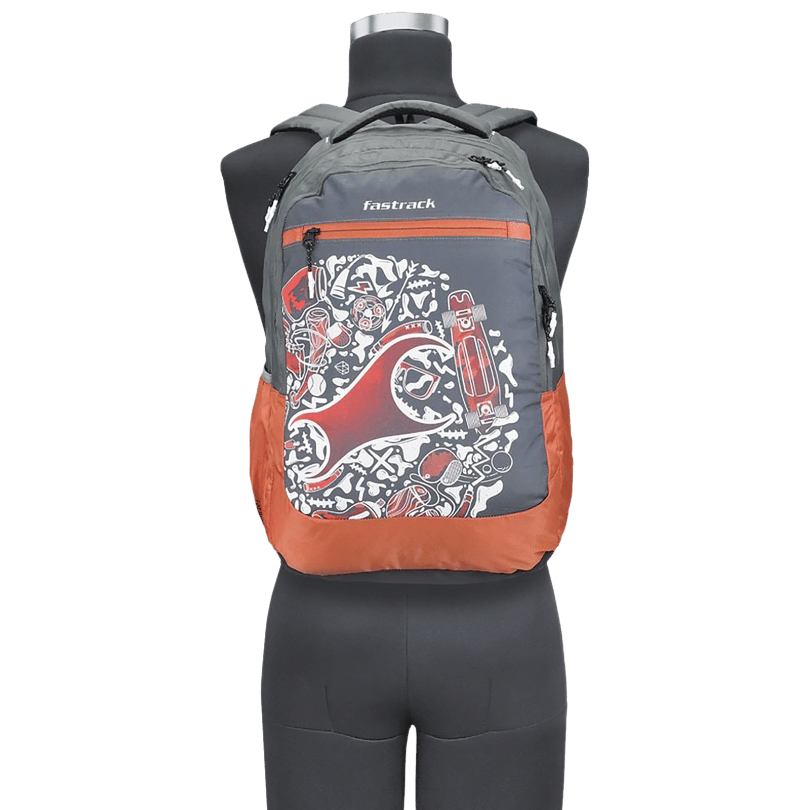 fastrack Slider Ergolight Campus 36 Litres Polyester Backpack (Rain Cover, A0796NGY01, Black) fastrack Slider Ergolight Campus 36 Litres Polyester Backpack (Rain Cover, A0796NGY01, Black)_6