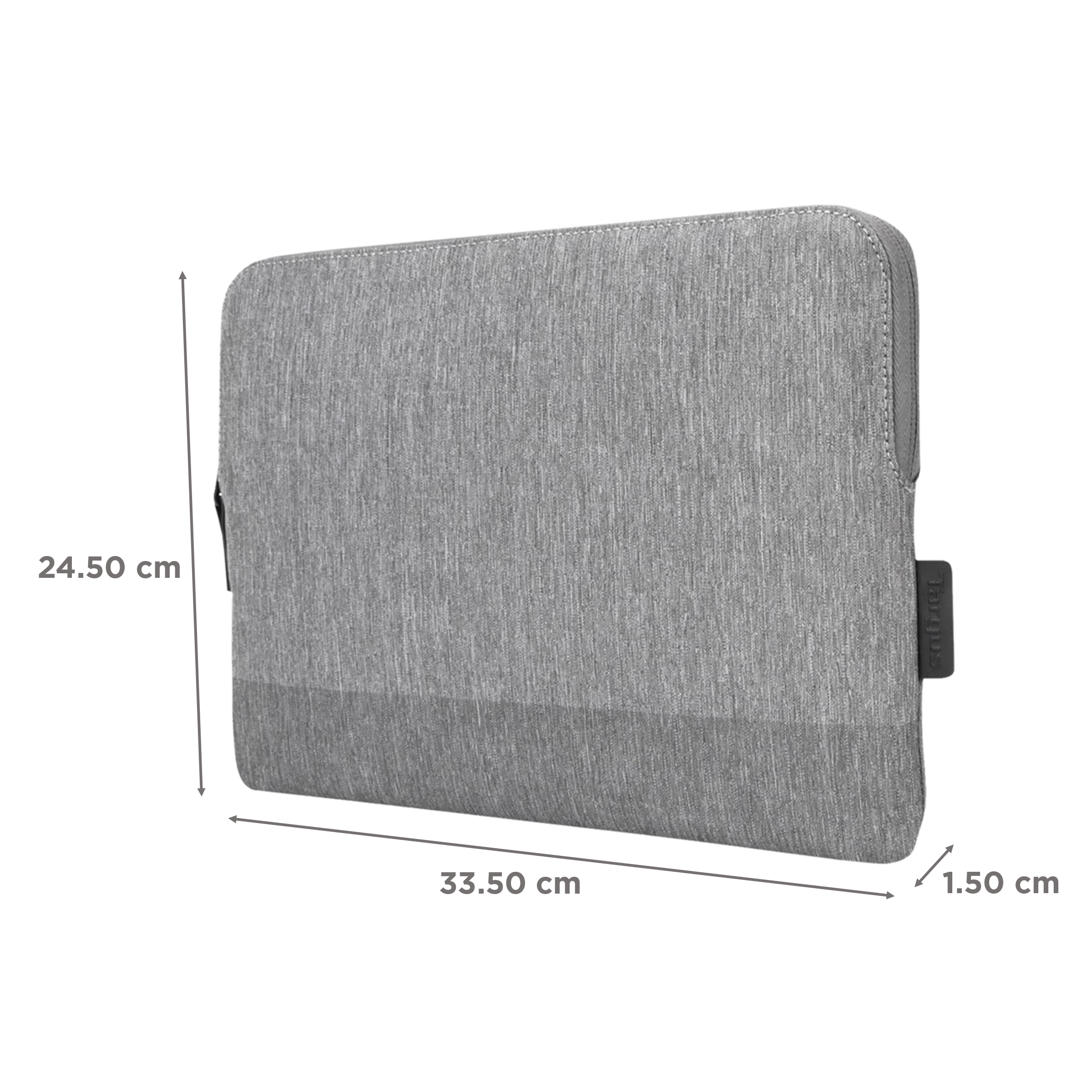 Targus CityLite 300D Polyester Laptop Sleeve for 13 Inch Laptop (Slim & Lightweight, Grey)_2