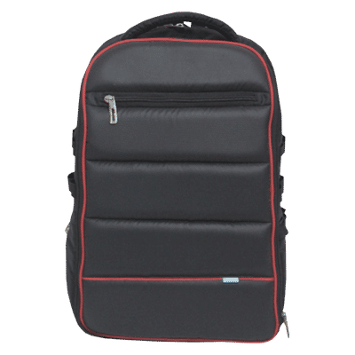 Traveldoo 45 Litres Nylon Trolley Backpack (Lightweight, ESS01004, Black/Red)