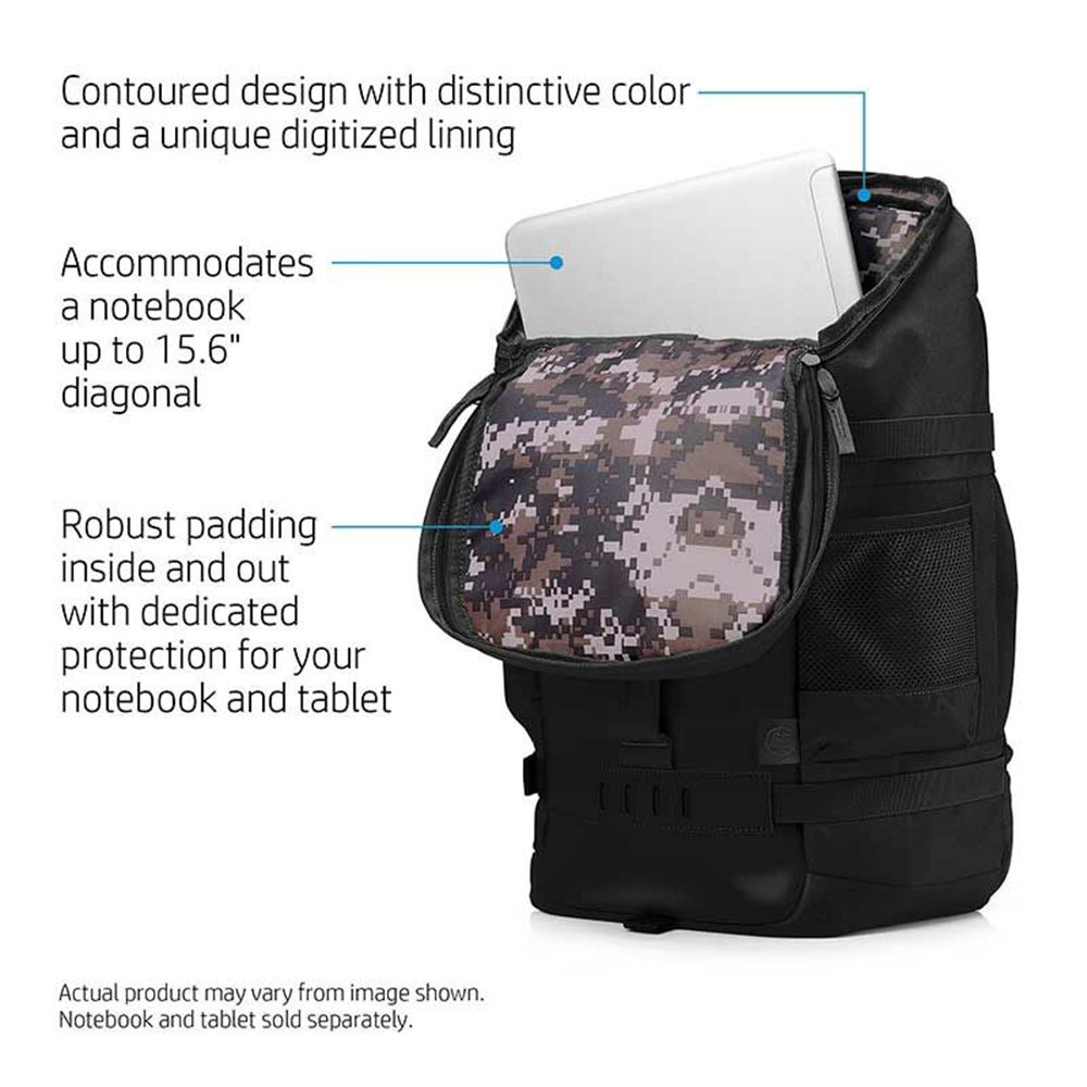 HP Odyssey Nylon Laptop Backpack for 15.6 Inch Laptop (With Protected Robust Padding, Black) HP Odyssey Nylon Laptop Backpack for 15.6 Inch Laptop (With Protected Robust Padding, Black)_12