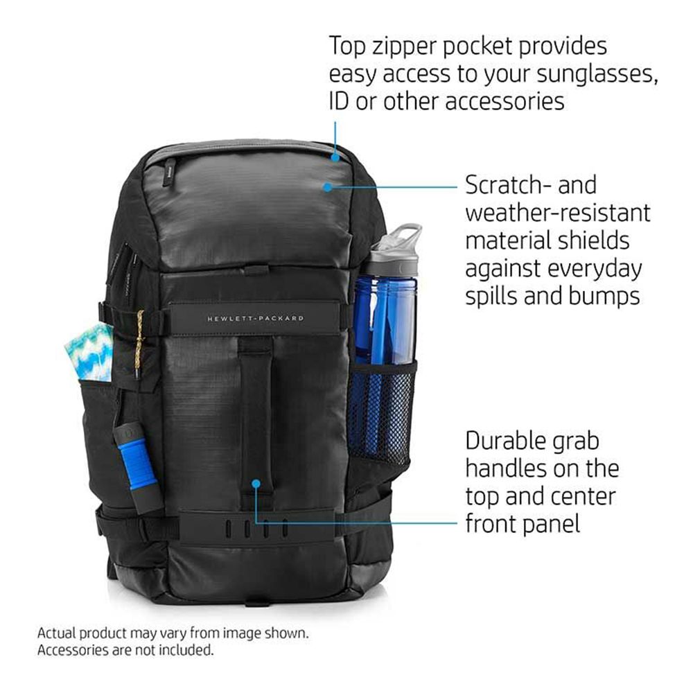 HP Odyssey Nylon Laptop Backpack for 15.6 Inch Laptop (With Protected Robust Padding, Black) HP Odyssey Nylon Laptop Backpack for 15.6 Inch Laptop (With Protected Robust Padding, Black)_14
