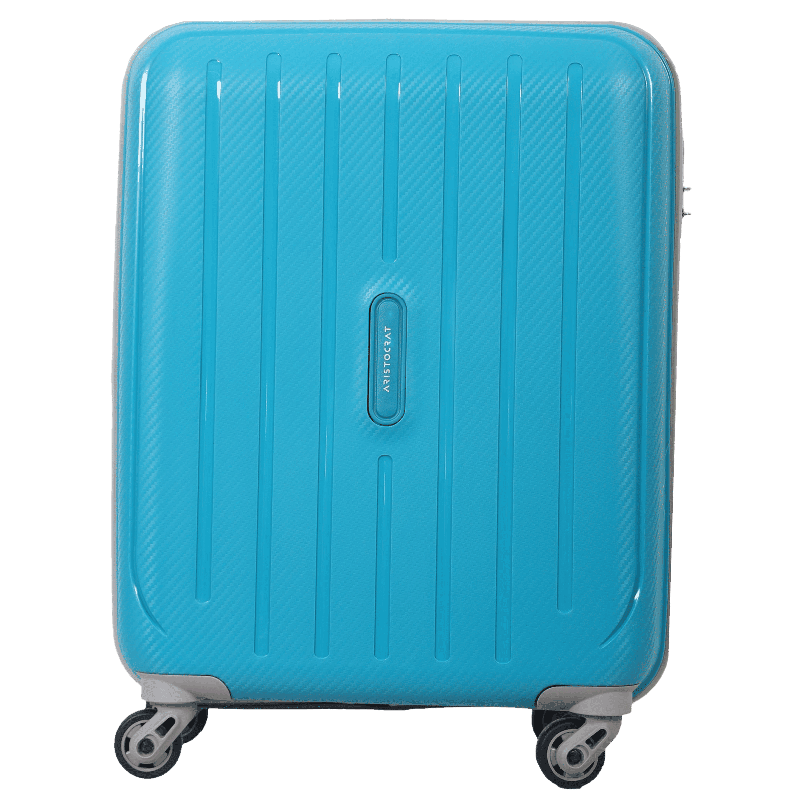 ARISTOCRAT Nitron 55 Litres Polycarbonate Trolley Bag (Number Lock Mechanism, NITRON55TBL, Blue) ARISTOCRAT Nitron 55 Litres Polycarbonate Trolley Bag (Number Lock Mechanism, NITRON55TBL, Blue)_1