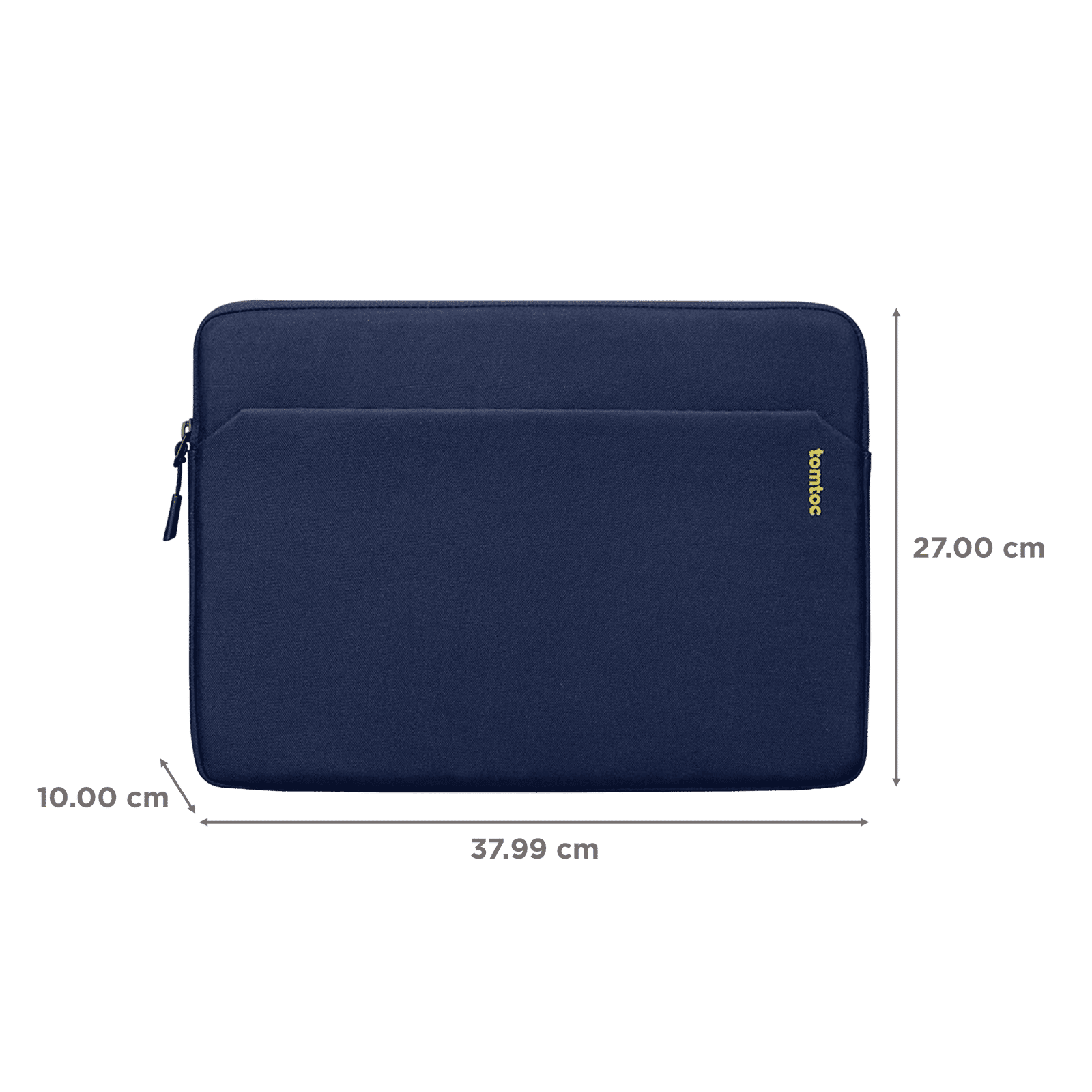 tomtoc Light A18 Recycled Fabric Laptop Sleeve for 14 Inch Laptop (Water Resistant, Dark Blue) tomtoc Light A18 Recycled Fabric Laptop Sleeve for 14 Inch Laptop (Water Resistant, Dark Blue)_3