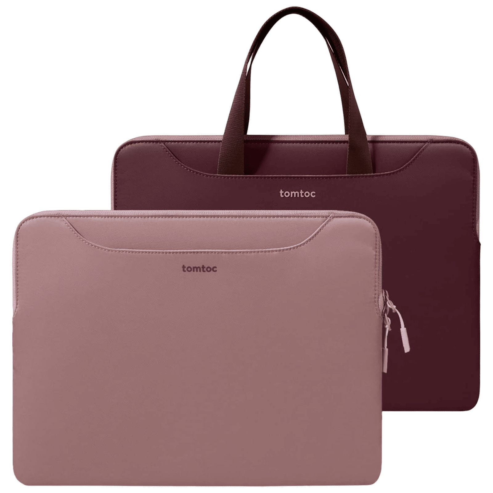 tomtoc A21F2P1 Nylon Laptop Sleeve for 16 Inch Laptop (Water Resistant, Raspberry)_1