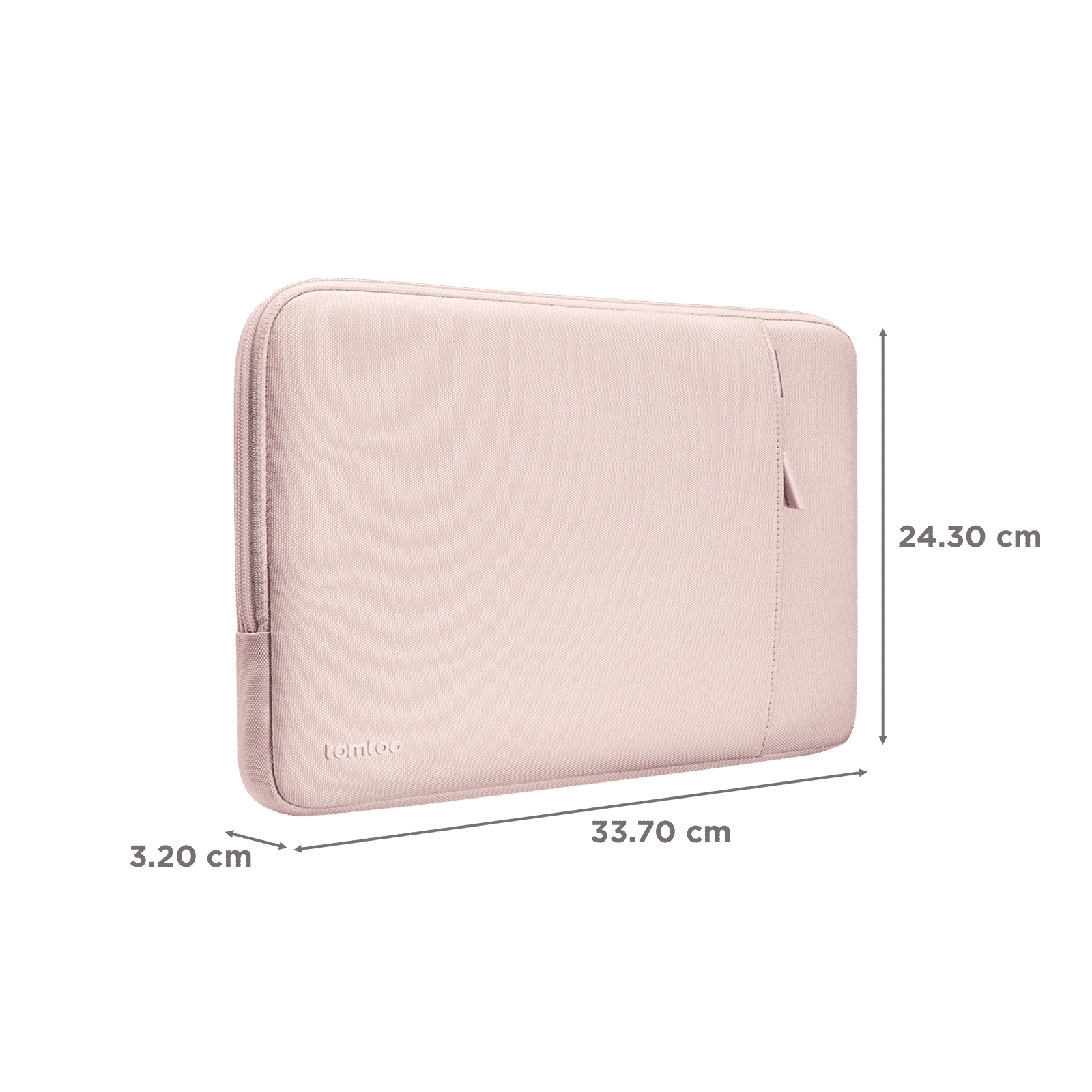 tomtoc A13D2P1 Nylon Laptop Sleeve for 14 Inch Laptop (Pink)_2