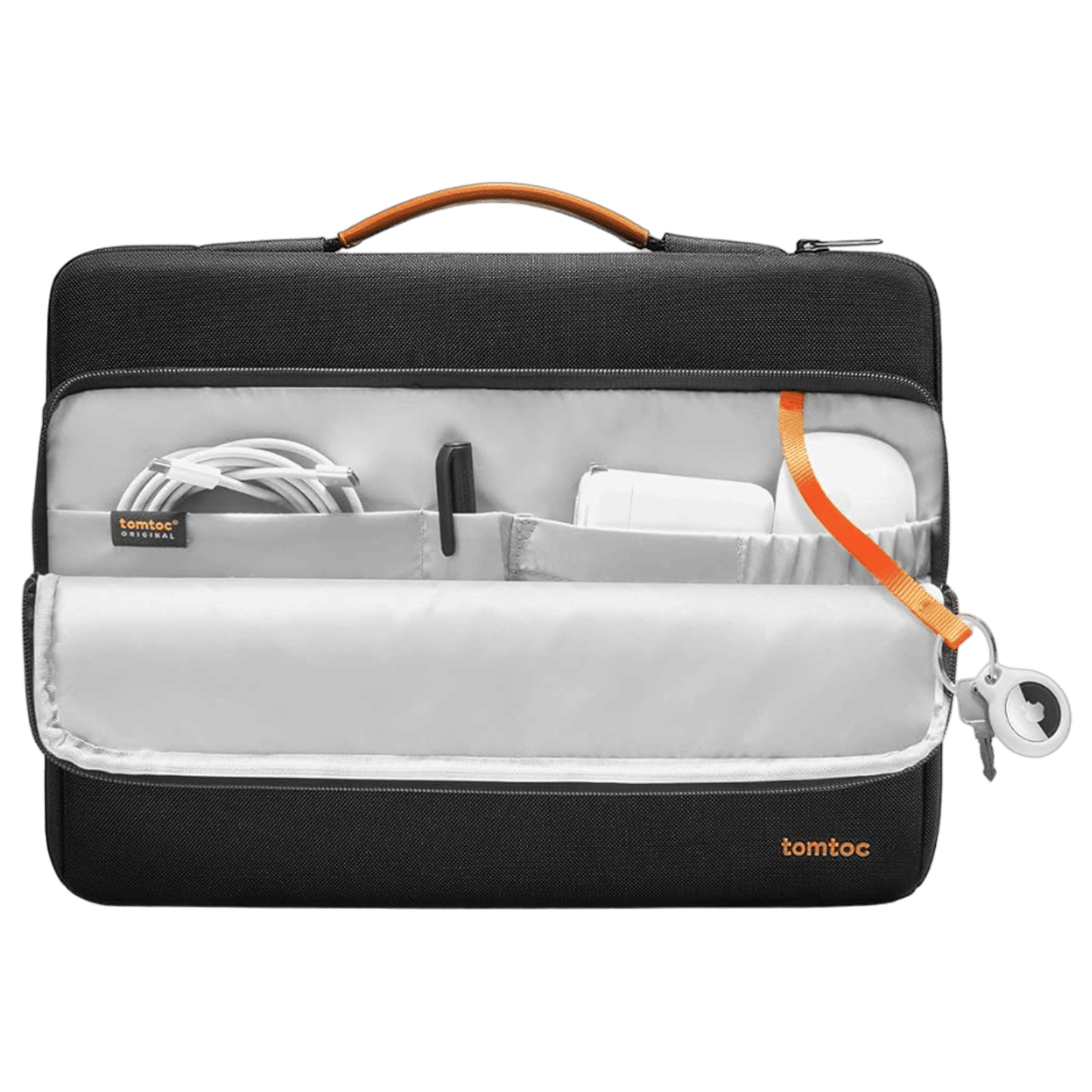 tomtoc A14 Recycled Polyester Laptop Sleeve for 14 Inch Laptop (360 Superior Protection, Black)_2