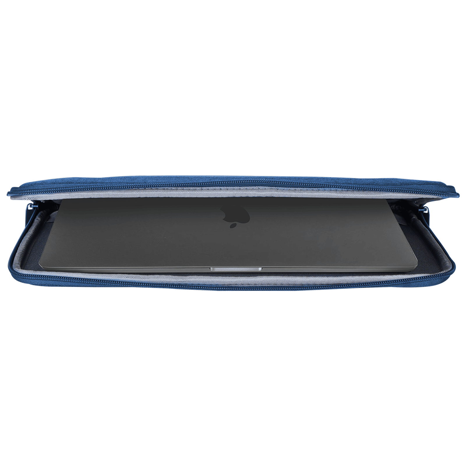 Sunmi SNMBCBL06 Polyester Laptop Hard Shell Sleeve for 14 Inch Laptop (Inner Smooth Velvet Lining, Blue)_6
