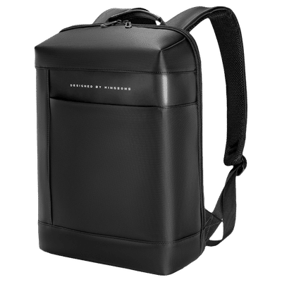 Kingsons KSSTYBK07 Polyester Backpack for 15.6 Inch Laptop (15 L, Anti-Theft, Black)