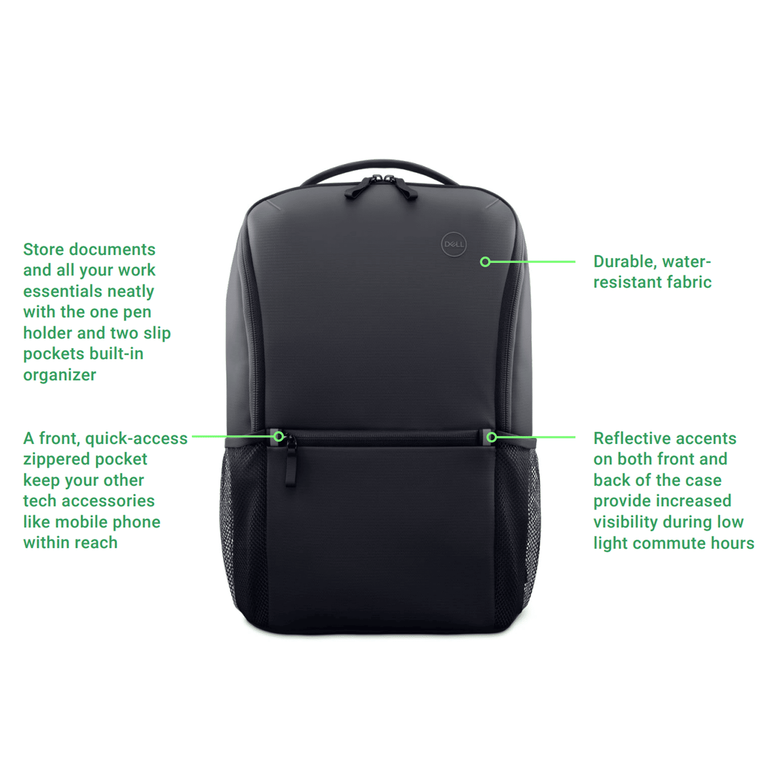 DELL EcoLoop Polyester Laptop Backpack for 14 -16 Inch Laptop (18 L, Water Resistant, Black) DELL EcoLoop Polyester Laptop Backpack for 14 -16 Inch Laptop (18 L, Water Resistant, Black)_14