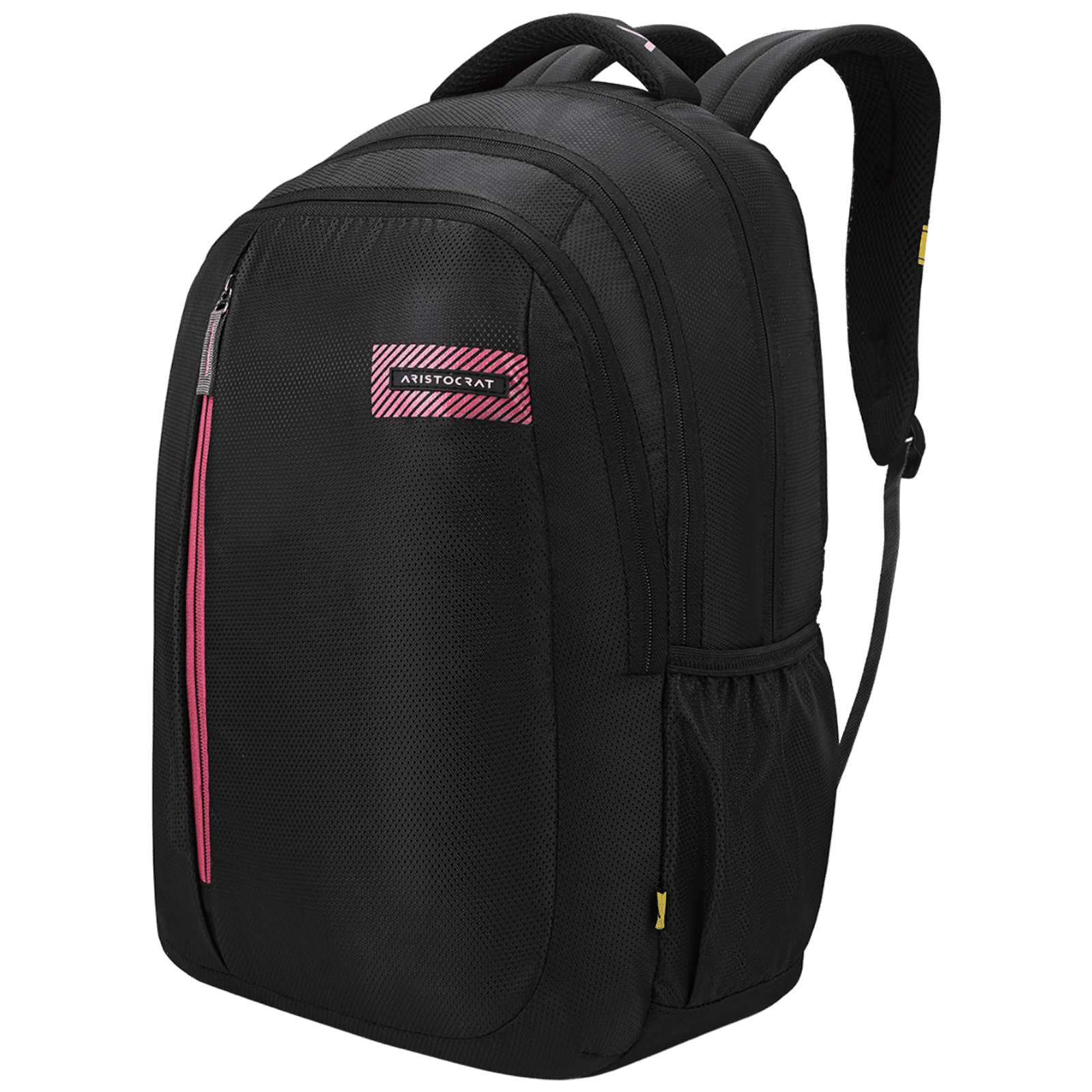 Aristocrat VORTEX 300D STAR DOBBY PU Laptop Backpack for 14 Inch Laptop (Spacious Compartment, Black)_6