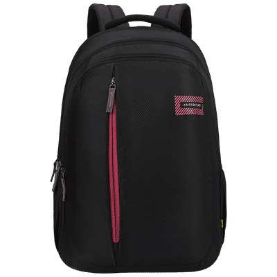 Aristocrat VORTEX 300D STAR DOBBY PU Laptop
                      Backpack for 14 Inch Laptop (Spacious Compartment,
                      Black)