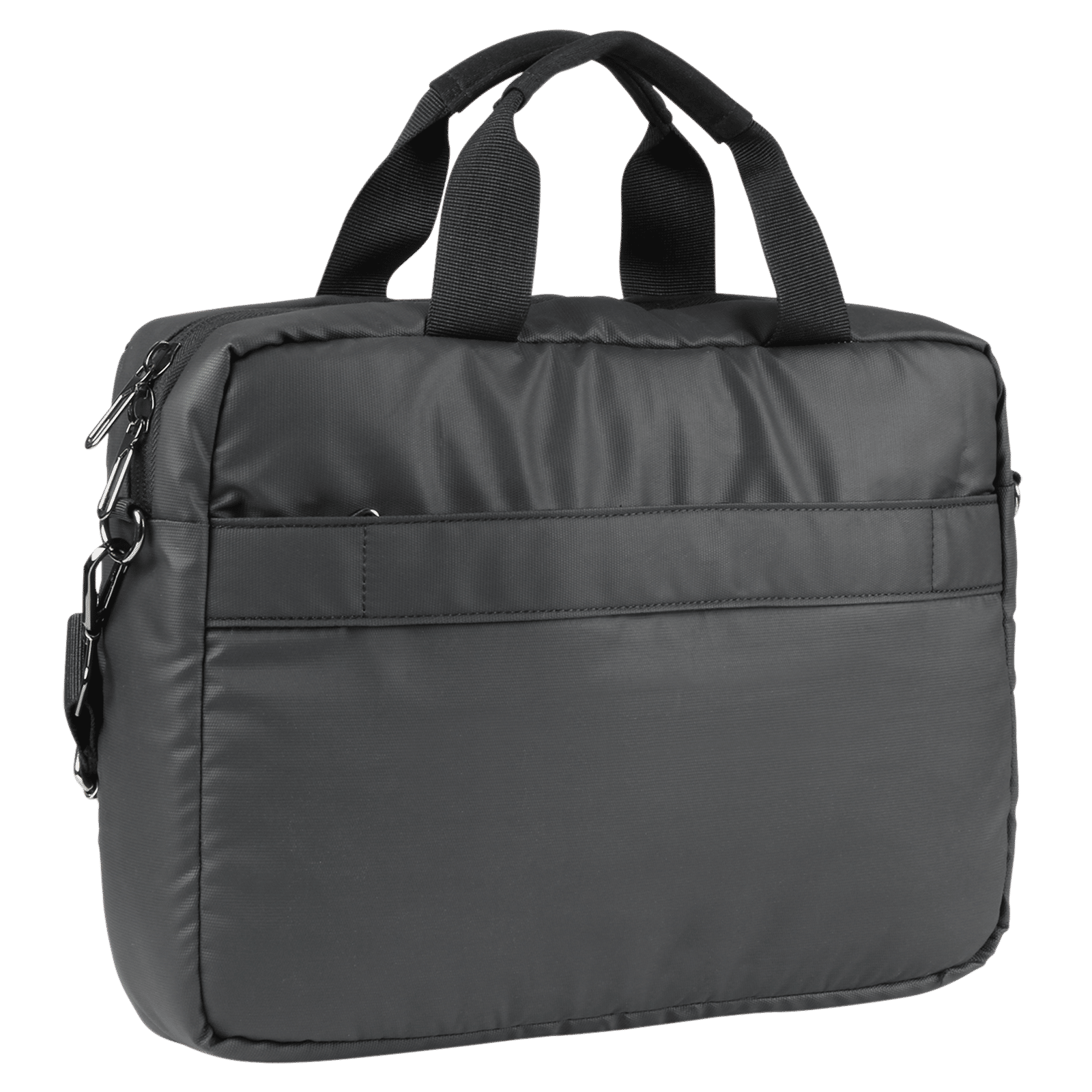 Croma Polyurethane Laptop Sling Bag for 14 Inch Laptop (Adjustable Shoulder Strap, Black)_6