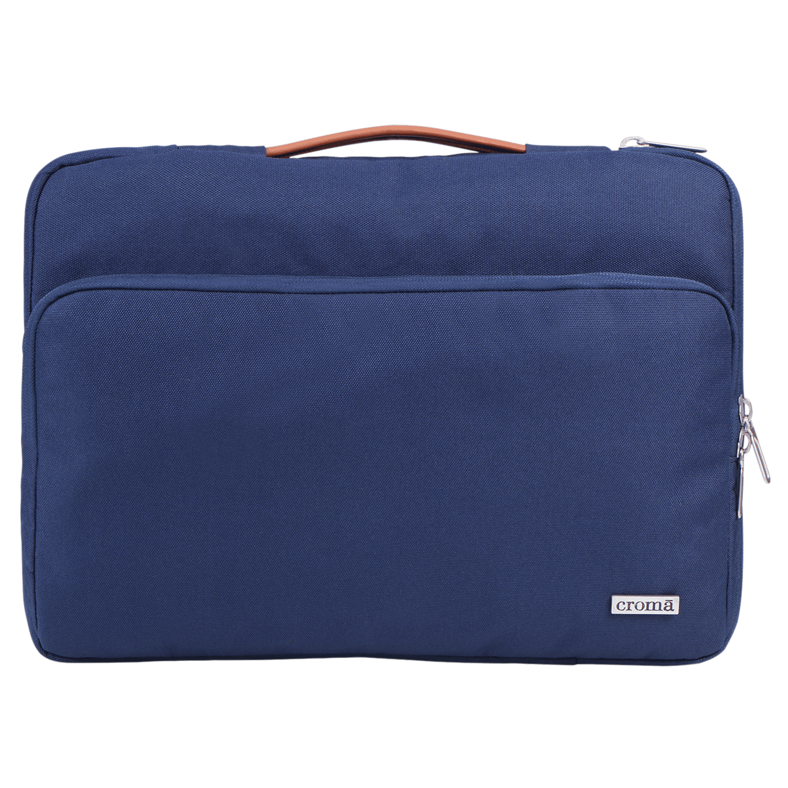 Croma Polyester Laptop Sleeve for 15.6 Inch Laptop (Single Grab Handle, Navy Blue) Croma Polyester Laptop Sleeve for 15.6 Inch Laptop (Single Grab Handle, Navy Blue)_1