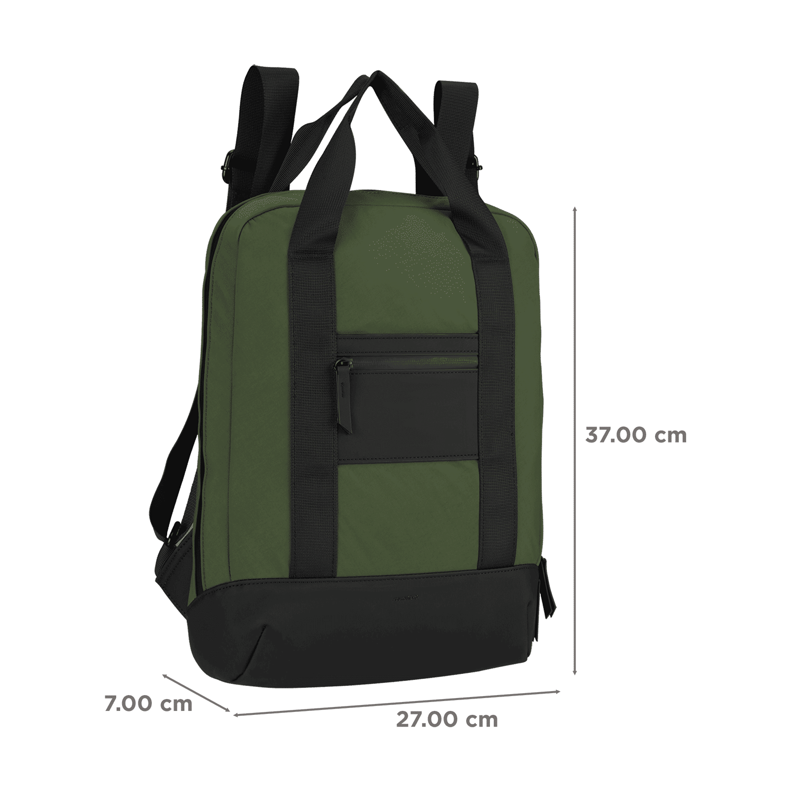 soundREVO Melbourne Nylon, PU Fabric Laptop Backpack for 14 Inch Laptop (6.99 L, Water Resistant, Green) soundREVO Melbourne Nylon, PU Fabric Laptop Backpack for 14 Inch Laptop (6.99 L, Water Resistant, Green)_3