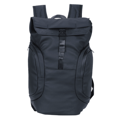 Croma Coated Polyester & Fabric Laptop Backpack for 15.6 Inch Laptop (28 L, Trolley Strap, Black)