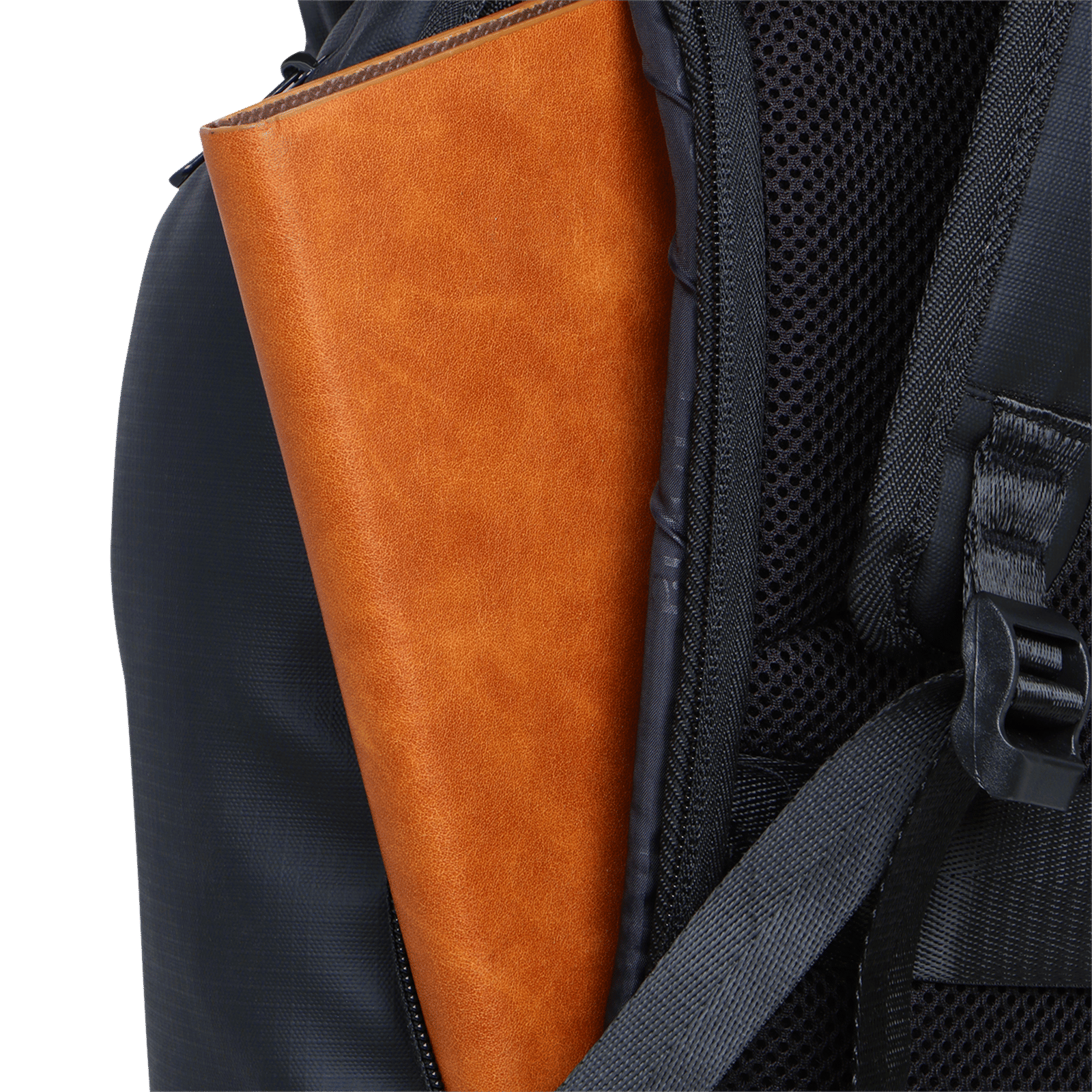 Croma Coated Polyester & Fabric Laptop Backpack for 15.6 Inch Laptop (28 L, Trolley Strap, Black) Croma Coated Polyester & Fabric Laptop Backpack for 15.6 Inch Laptop (28 L, Trolley Strap, Black)_7