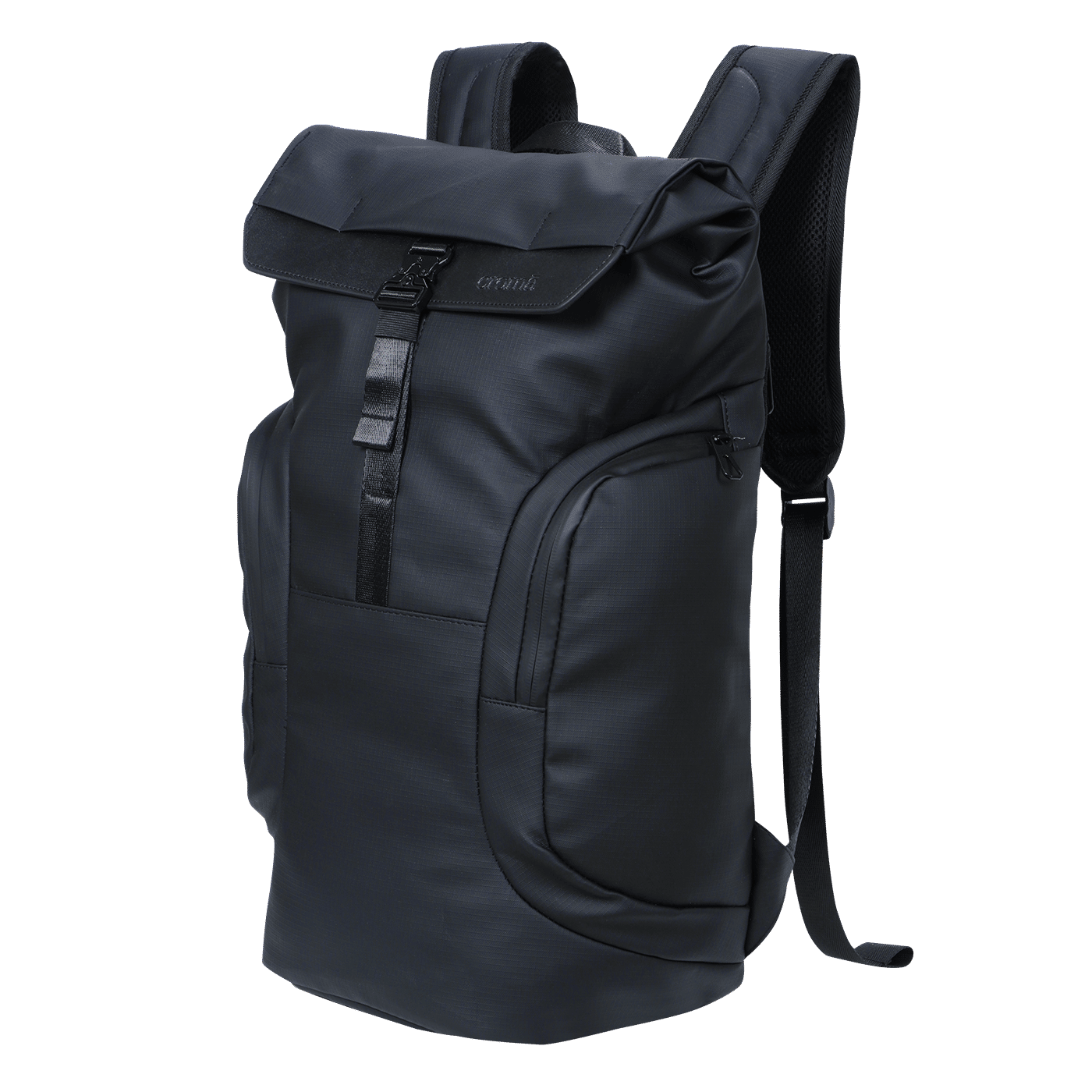 Croma Coated Polyester & Fabric Laptop Backpack for 15.6 Inch Laptop (28 L, Trolley Strap, Black) Croma Coated Polyester & Fabric Laptop Backpack for 15.6 Inch Laptop (28 L, Trolley Strap, Black)_2
