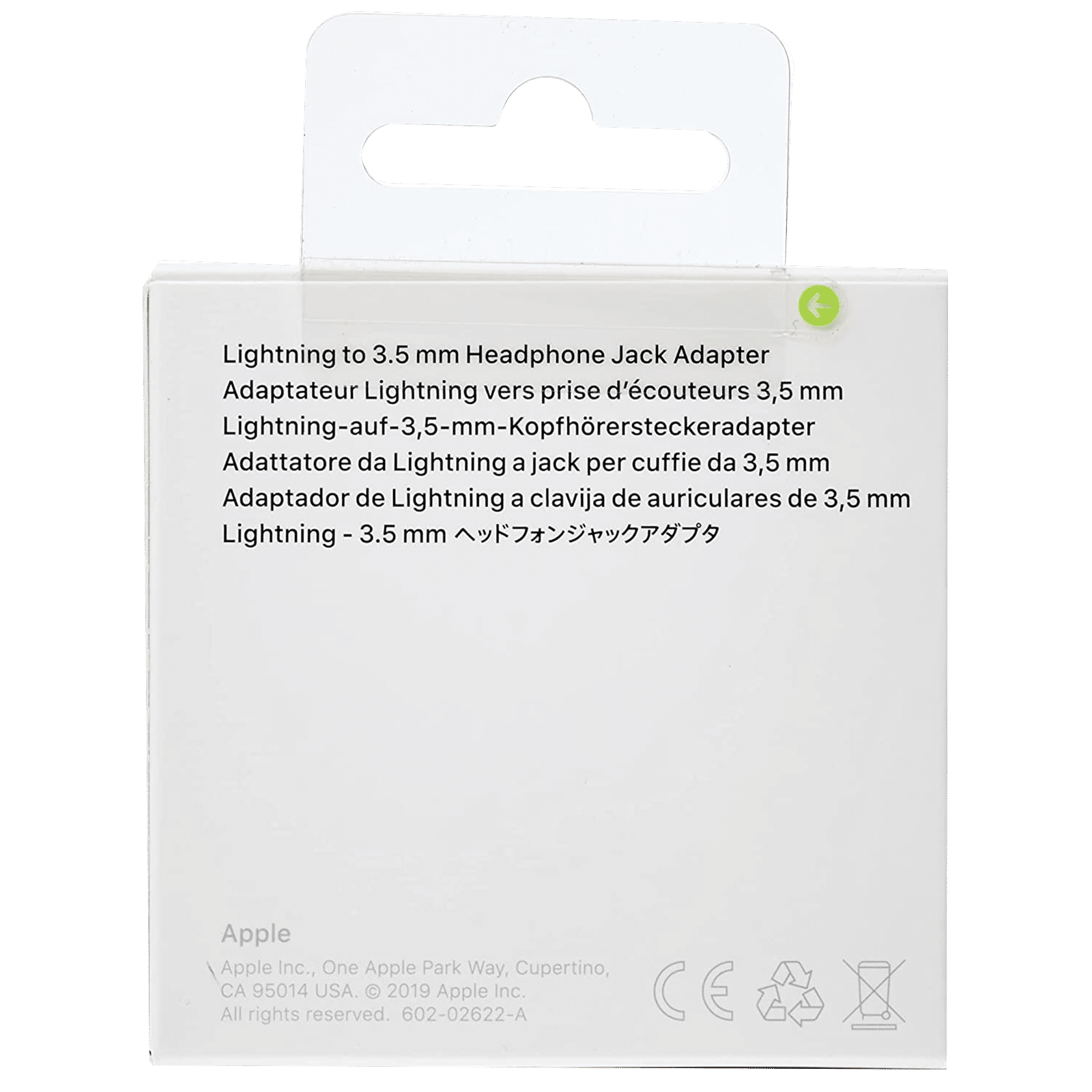 Apple Lightning to 3.5mm Aux 0.32 Feet (0.1M) Adapter (Flexible Compatibility, White)_4