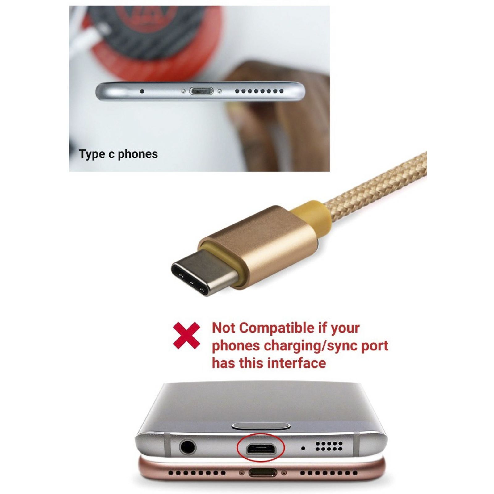 SAMSUNG Type A to Type C 5 Feet (1.5M) Cable (Multiple Device Compatibility, Black)_7