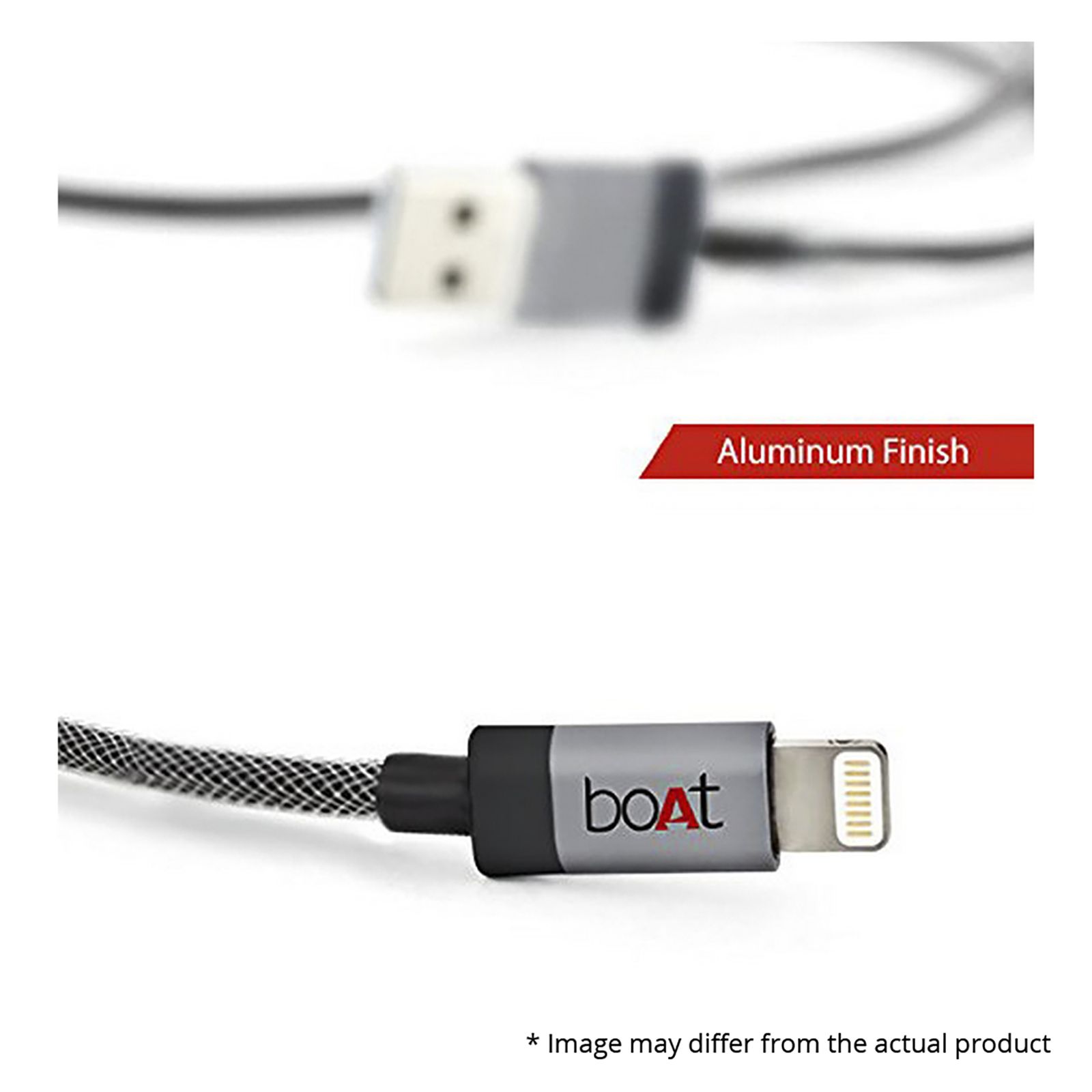 boAt LTG 500 Type A to Lightning 3.3 Feet (1M) Cable (MFi Certified, Space Grey) boAt LTG 500 Type A to Lightning 3.3 Feet (1M) Cable (MFi Certified, Space Grey)_8
