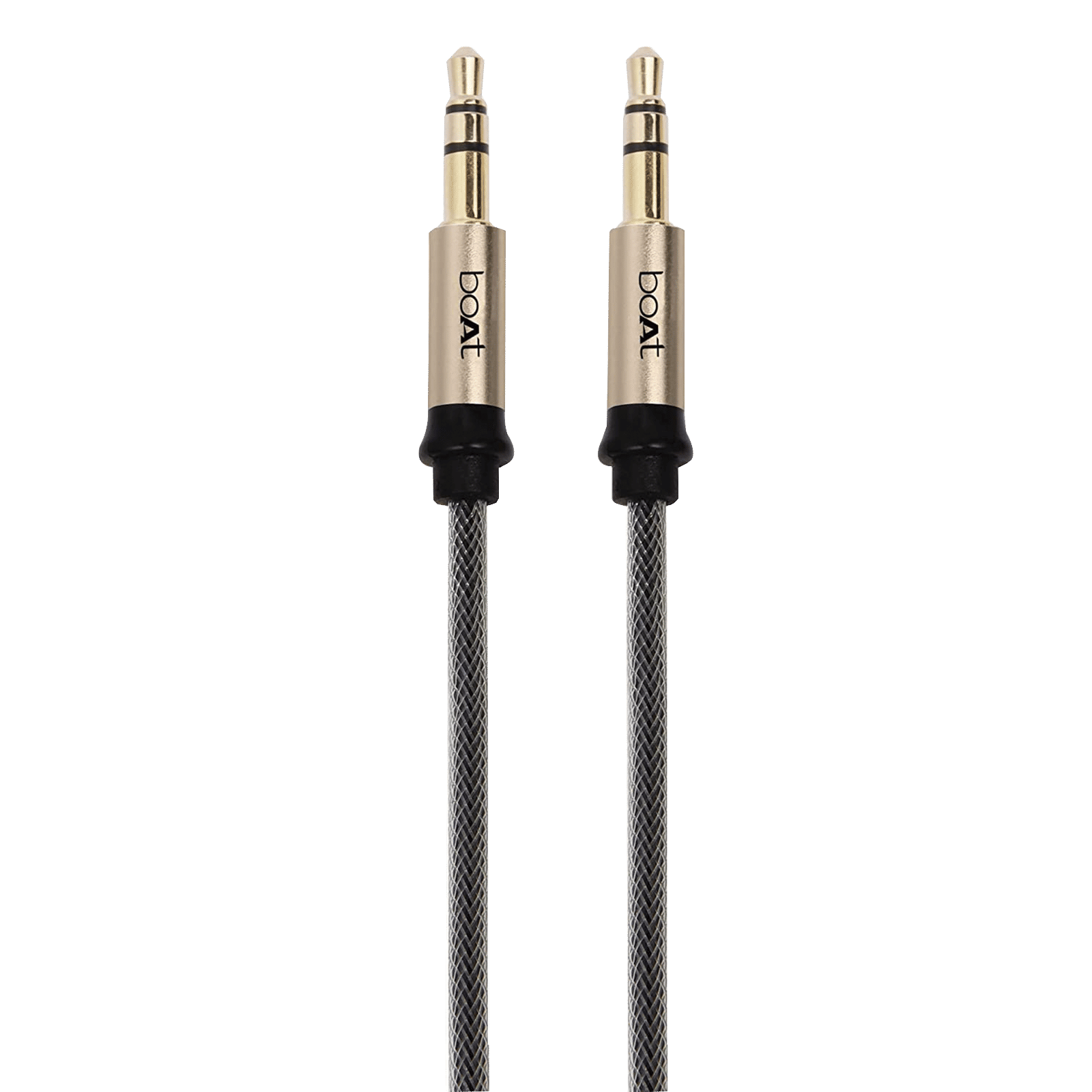 boAt Aux 500 3.5mm Aux to 3.5mm Aux 4.9 Feet (1.5M) Cable (Dual Shielding, Gold) boAt Aux 500 3.5mm Aux to 3.5mm Aux 4.9 Feet (1.5M) Cable (Dual Shielding, Gold)_3
