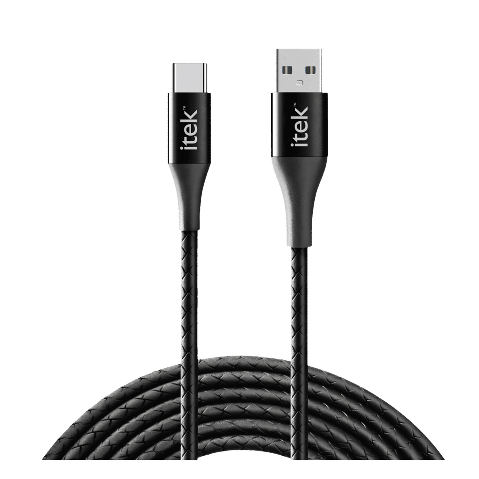 itek Type A to Type C 3.9 Feet (1.2M) Cable (480 Mbps Transfer Speed, Black) itek Type A to Type C 3.9 Feet (1.2M) Cable (480 Mbps Transfer Speed, Black)_1