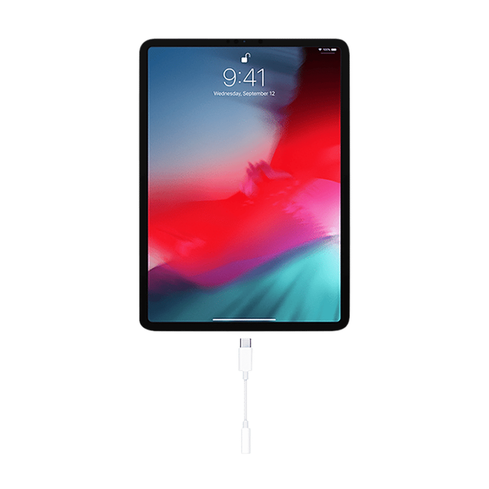 Apple Type C to 3.5mm Aux Adapter 0.23 Feet (0.07M) Cable (Premium Grade Material, White)_3