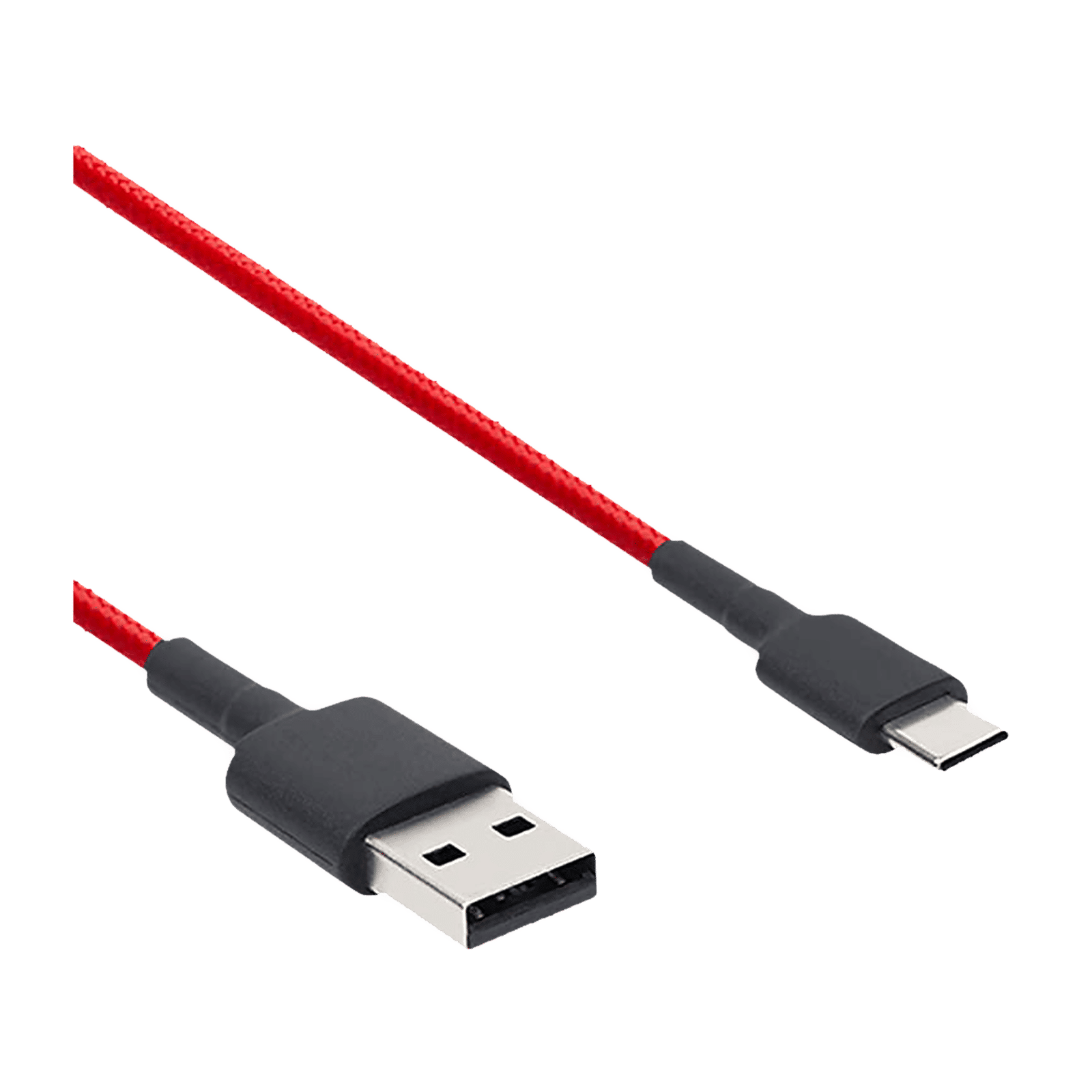 Mi Type A to Type C 3.3 Feet (1M) Cable (Tangle Free Design, Red) Mi Type A to Type C 3.3 Feet (1M) Cable (Tangle Free Design, Red)_3
