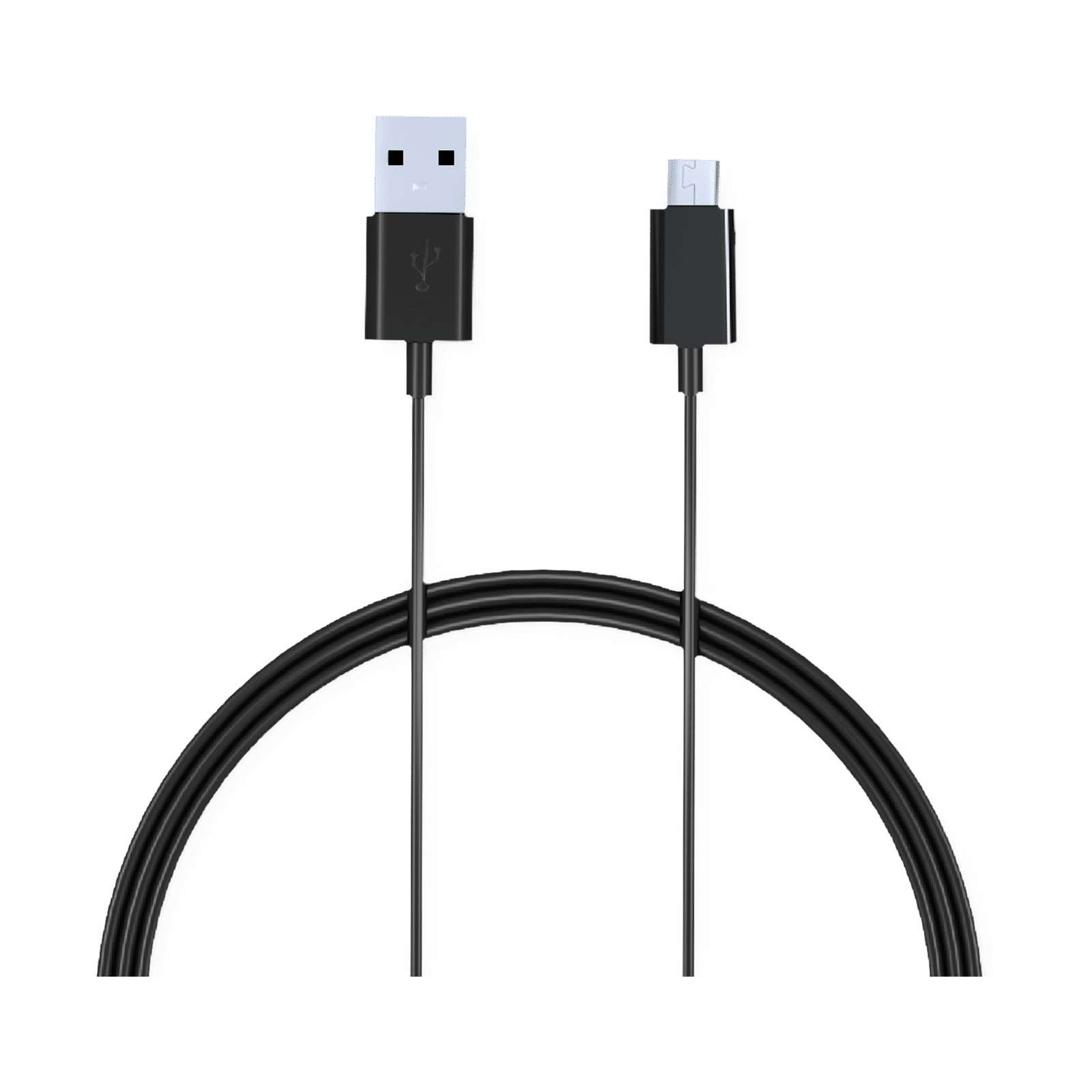 Croma Type A to Micro USB 3.9 Feet (1.2M) Cable (Sync and Charge, Black)_1