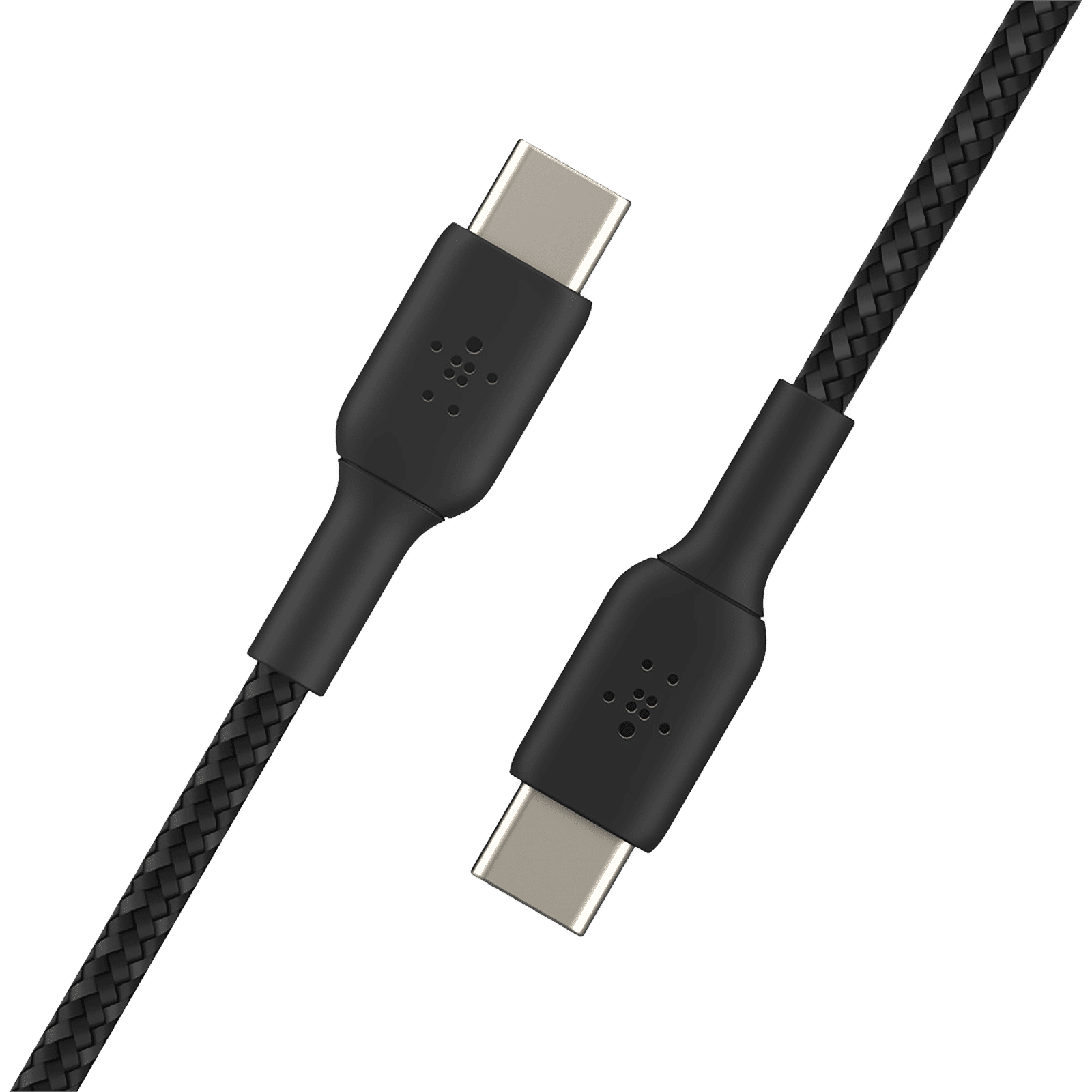 belkin BoostCharge Type C to Type C 3.3 Feet (1M) Cable (Nylon Braided, Black)_3
