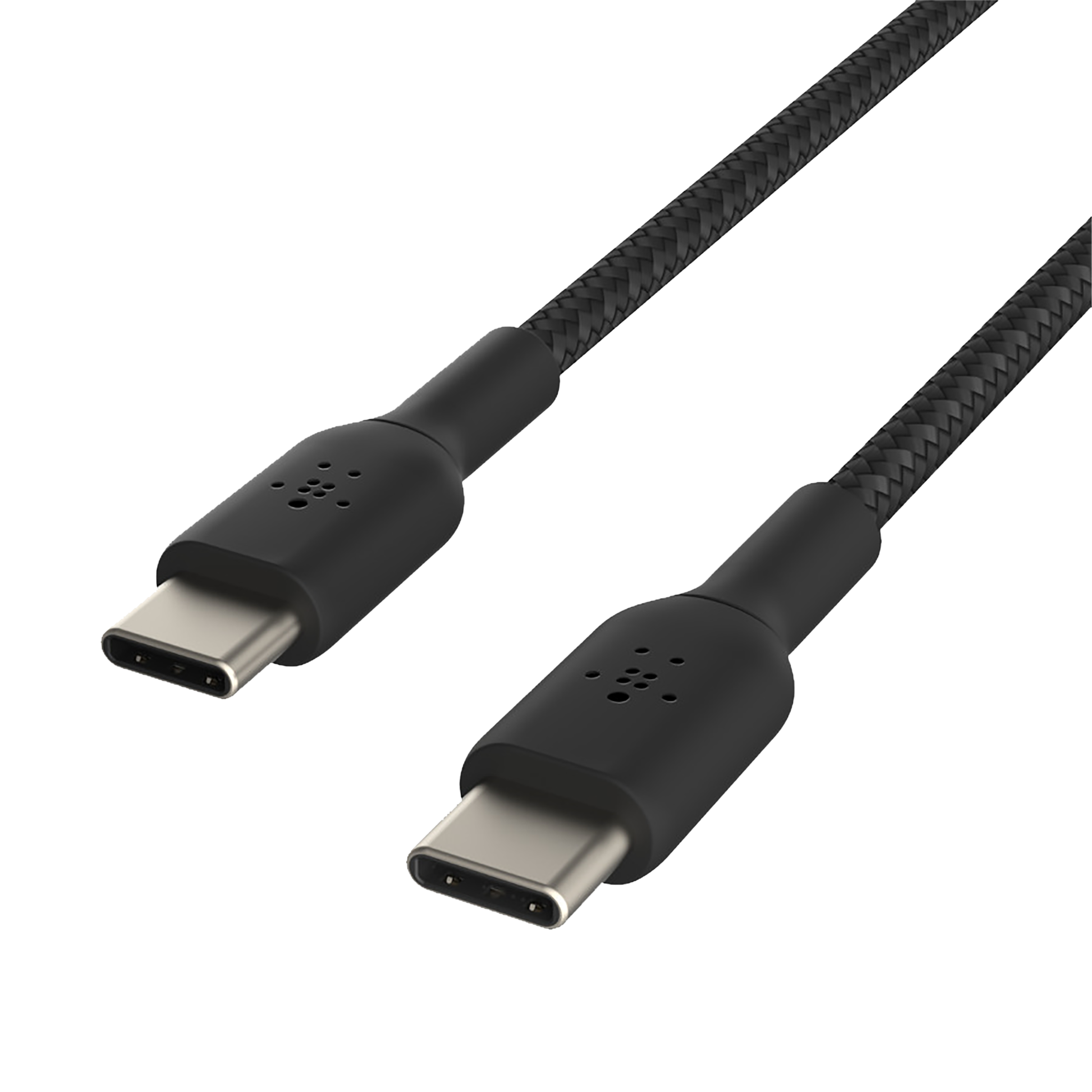 belkin BoostCharge Type C to Type C 3.3 Feet (1M) Cable (Nylon Braided, Black)_4