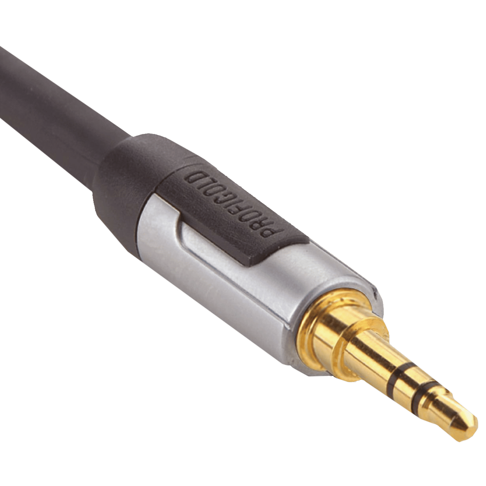 Profigold 3.5mm Aux to 3.5mm Aux 6.6 Feet (2M) Cable (IAT Technology, Black/Grey)_6