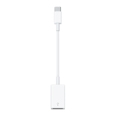 Apple USB to Type C 0.65 Feet (0.2M) Adapter (Sync and Charge, White)