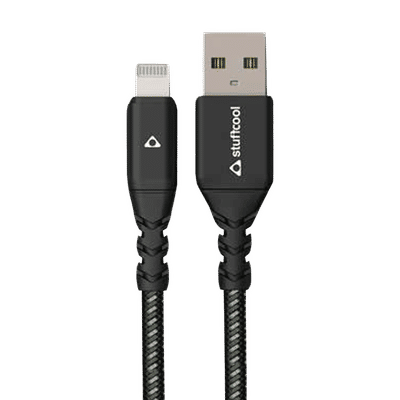 Stuffcool Vite Type A to Lightning 3.9 Feet (1.2M) Cable (MFI Certified, Black)