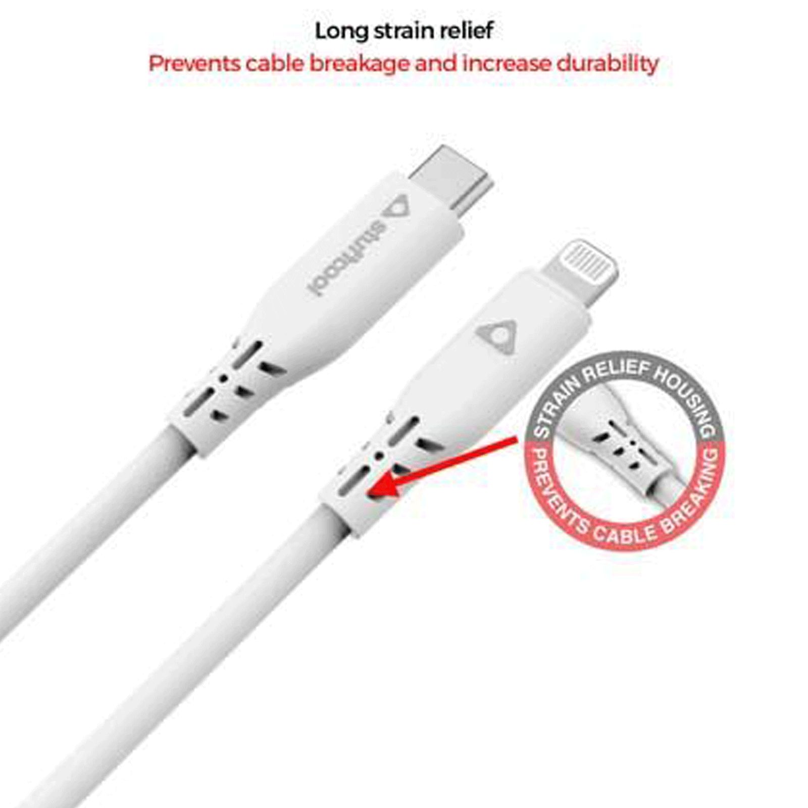 Stuffcool Bolt Type C to Lightning 3.9 Feet (1.2M) Cable (Sync and Charge, White) Stuffcool Bolt Type C to Lightning 3.9 Feet (1.2M) Cable (Sync and Charge, White)_8