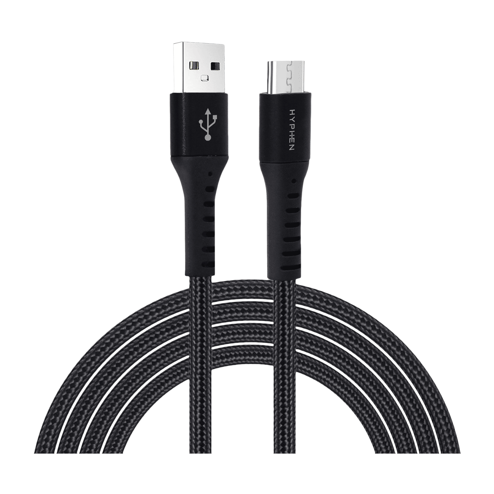 Hyphen Type A to Micro USB 3.9 Feet (1.2M) Cable (Tangle Free Design, Black) Hyphen Type A to Micro USB 3.9 Feet (1.2M) Cable (Tangle Free Design, Black)_1