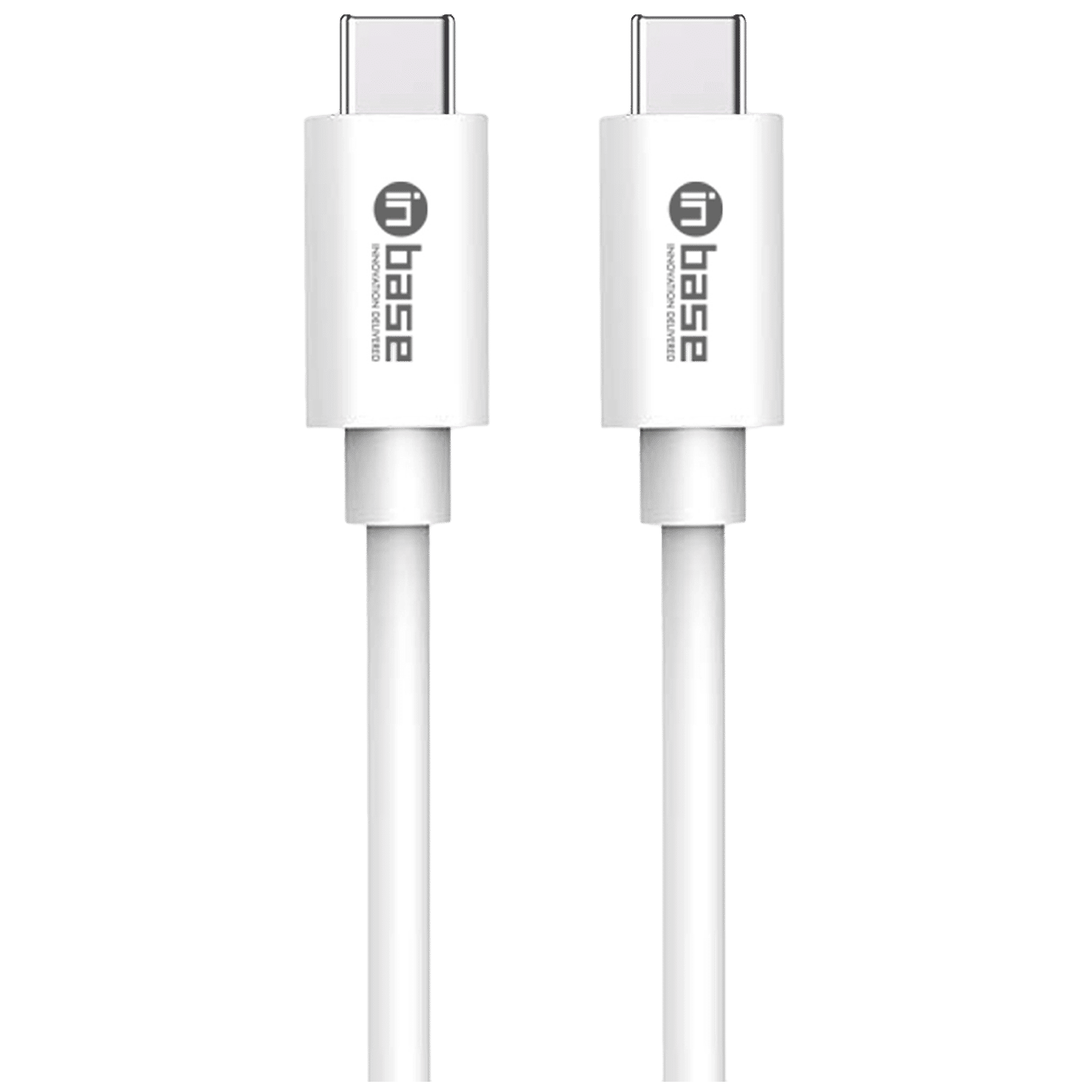 Inbase Type C to Type C 4.9 Feet (1.5M) Cable (Pure Copper Core, White)_1