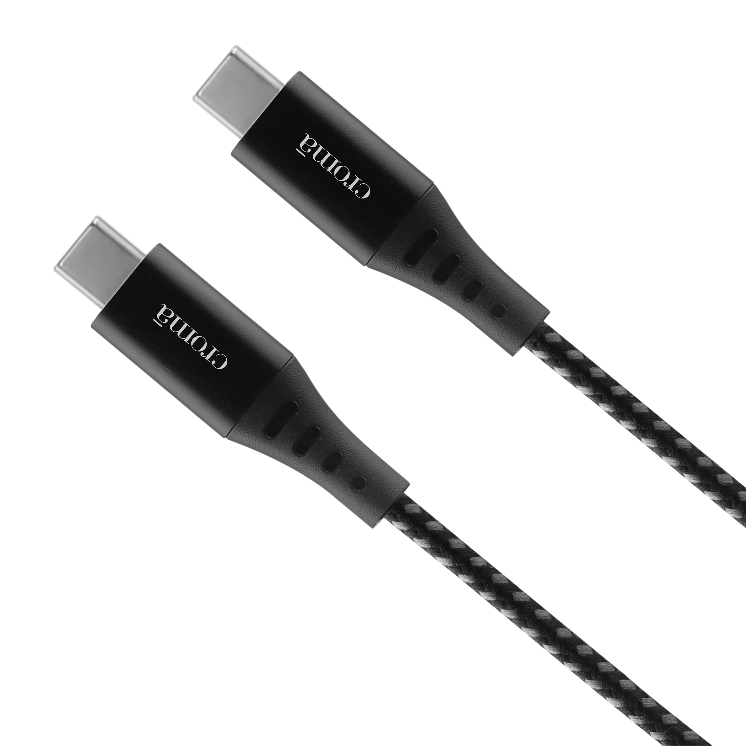 Croma Type C to Type C 3.3 Feet (1M) Cable (Nylon Braided, Grey) Croma Type C to Type C 3.3 Feet (1M) Cable (Nylon Braided, Grey)_4