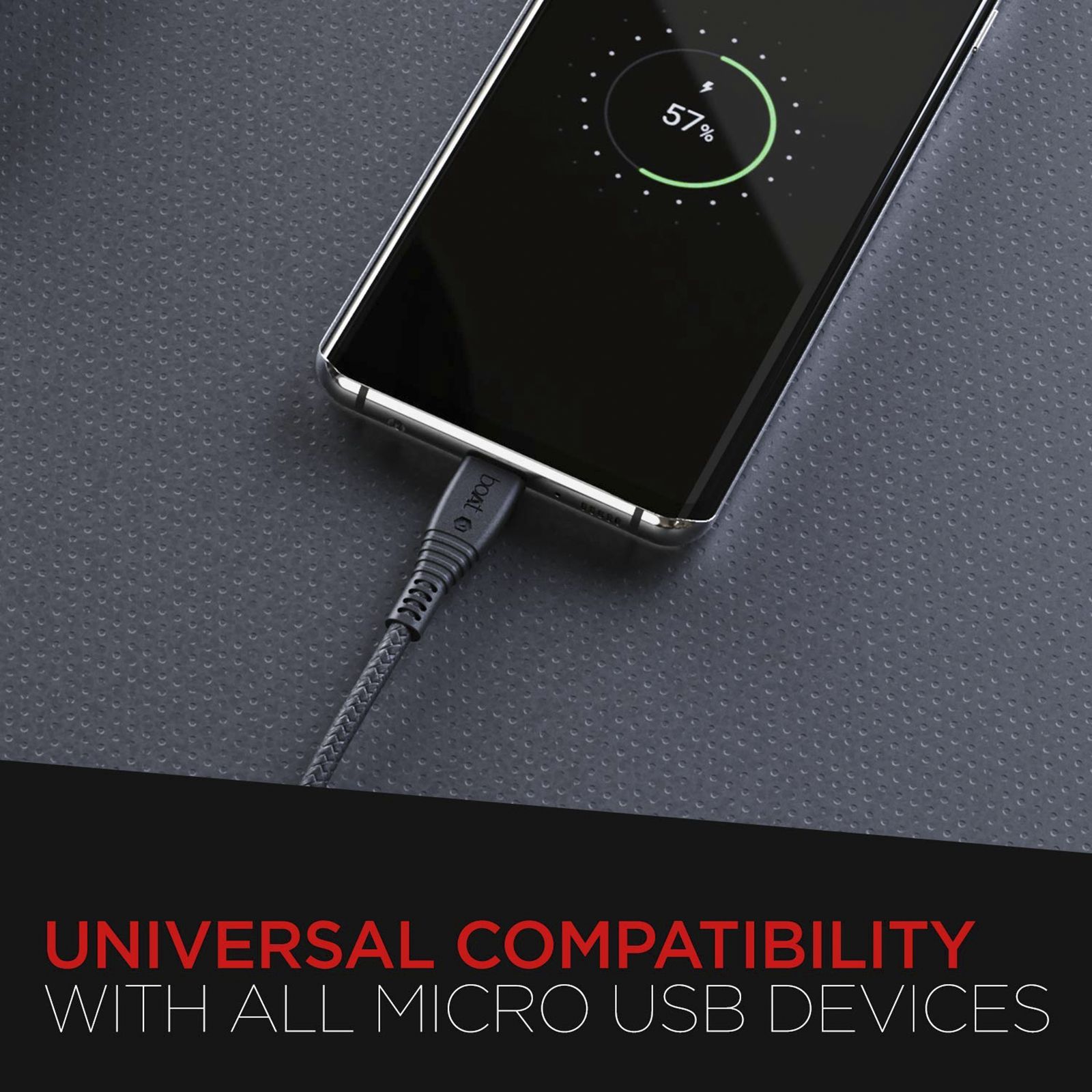 boAt 55 Type A to Micro USB 4.9 Feet (1.5M) Cable (Tangle-free Design, Black)_7