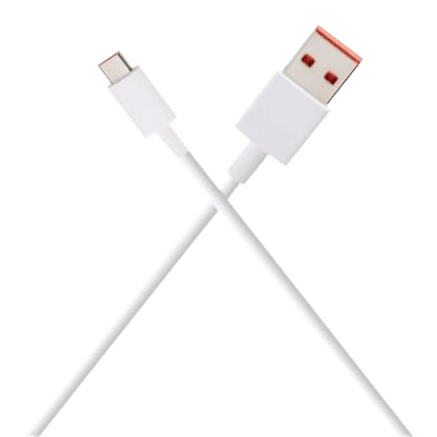 Xiaomi SonicCharge 2.0 Type A to Type C 3.3 Feet (1M) Cable (Tangle Free Design, White)