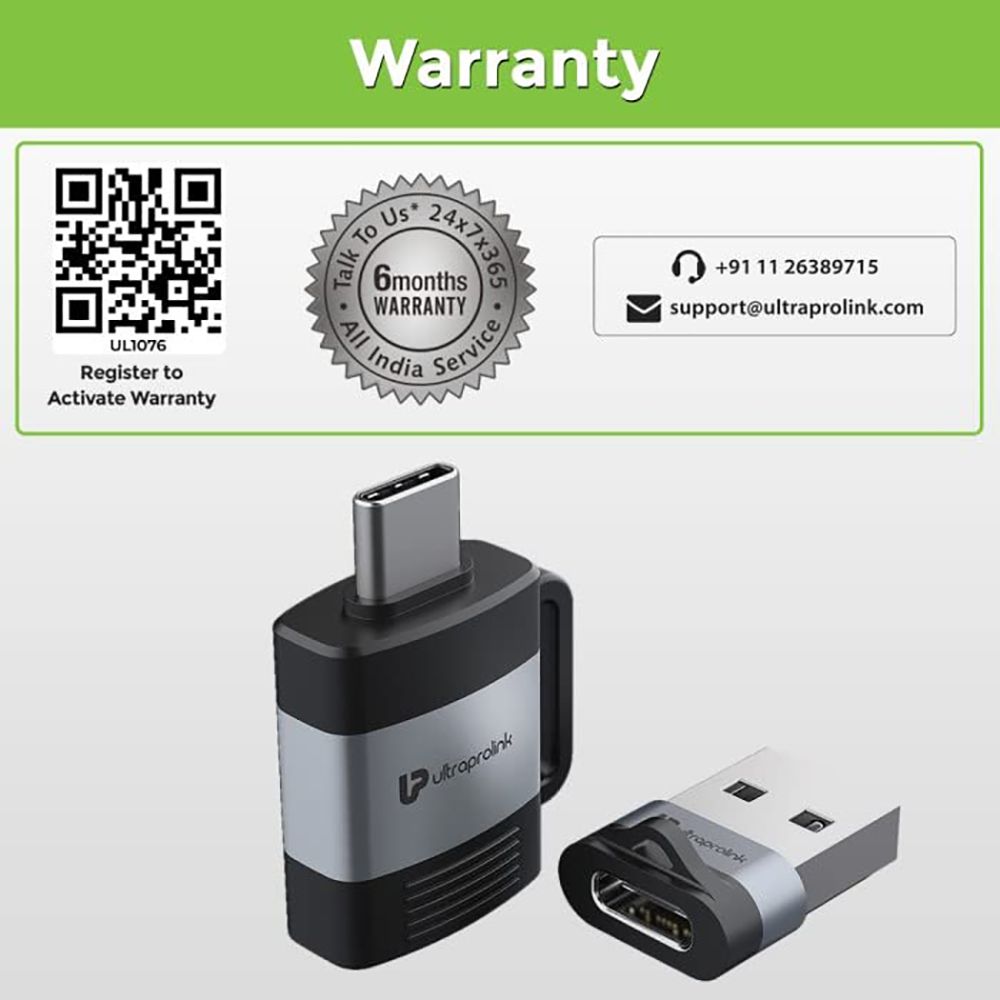 UltraProlink C-Adapt Duo Type C to Type A OTG Adapter (5Gbps Data Transfer Speed, Black) UltraProlink C-Adapt Duo Type C to Type A OTG Adapter (5Gbps Data Transfer Speed, Black)_7