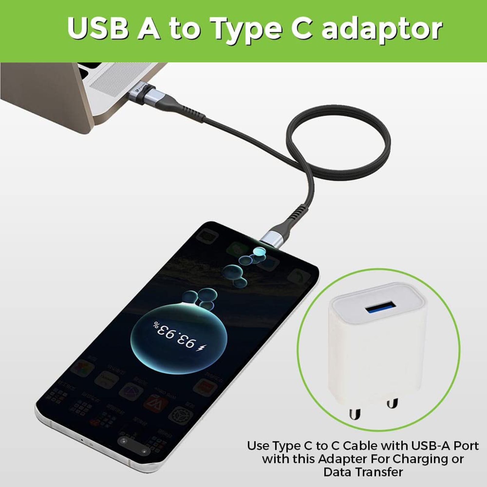 UltraProlink C-Adapt Duo Type C to Type A OTG Adapter (5Gbps Data Transfer Speed, Black) UltraProlink C-Adapt Duo Type C to Type A OTG Adapter (5Gbps Data Transfer Speed, Black)_5