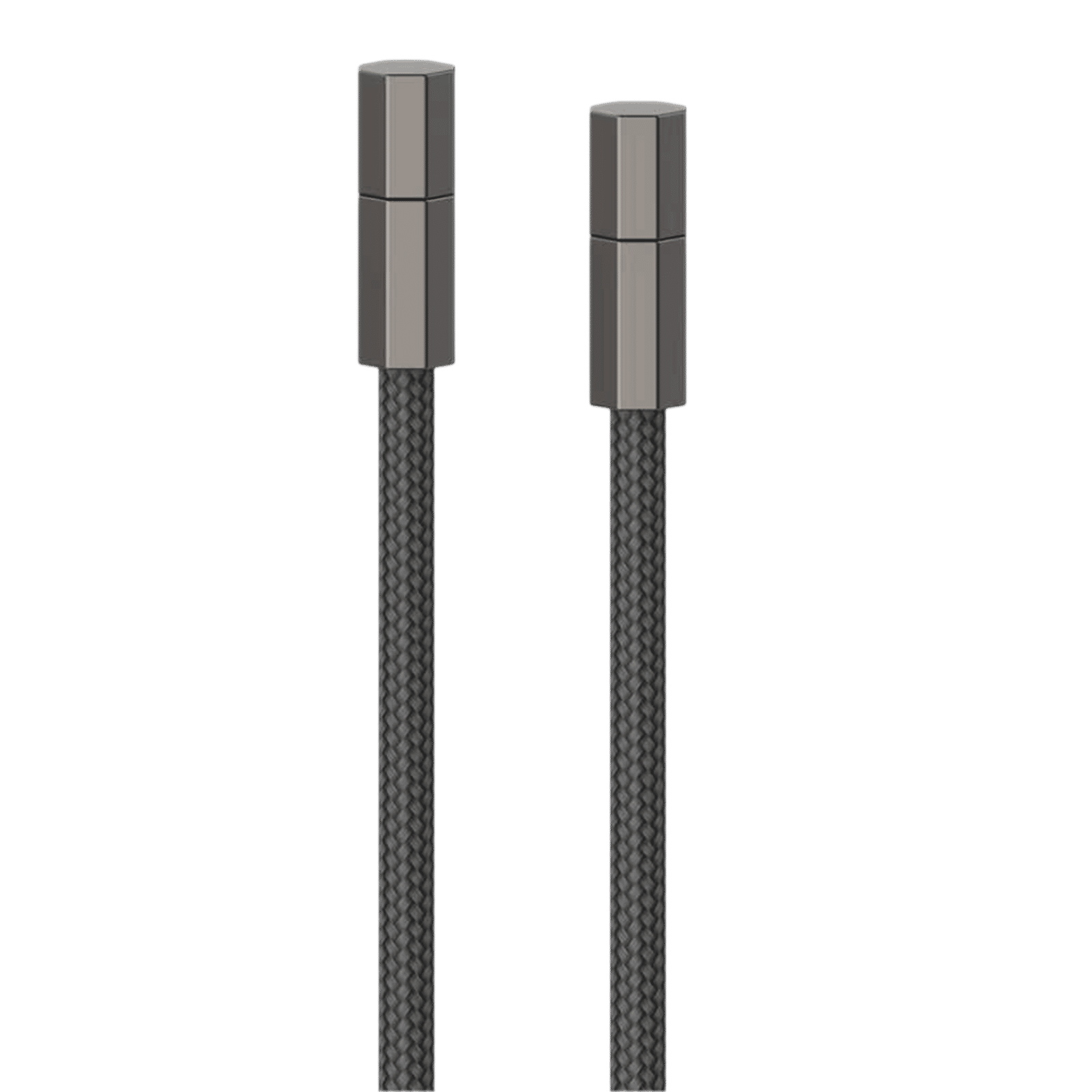 Croma Type C to Type C 4.92 Feet (1.5M) Lanyard Cable (Nylon Braided, Black)_5