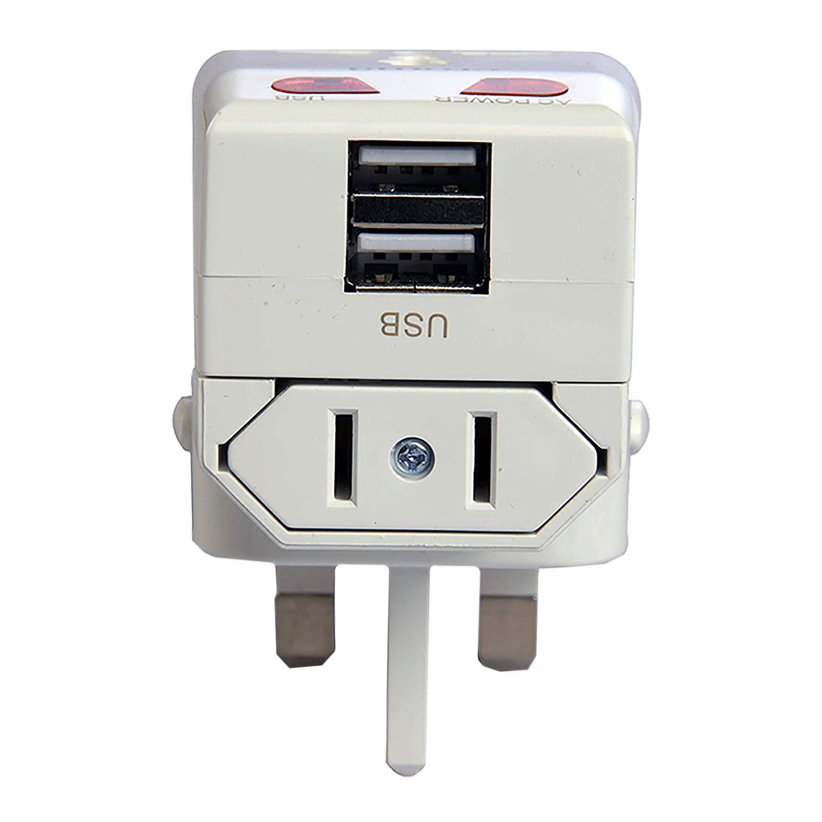 Croma Type A 2-Port Charger (Adapter Only, LED Indicator, White) Croma Type A 2-Port Charger (Adapter Only, LED Indicator, White)_3